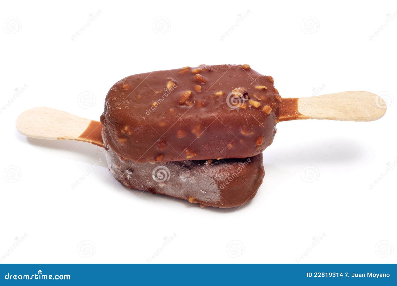 Chocolate ice cream bars stock photo. Image of food, fattening 22819314