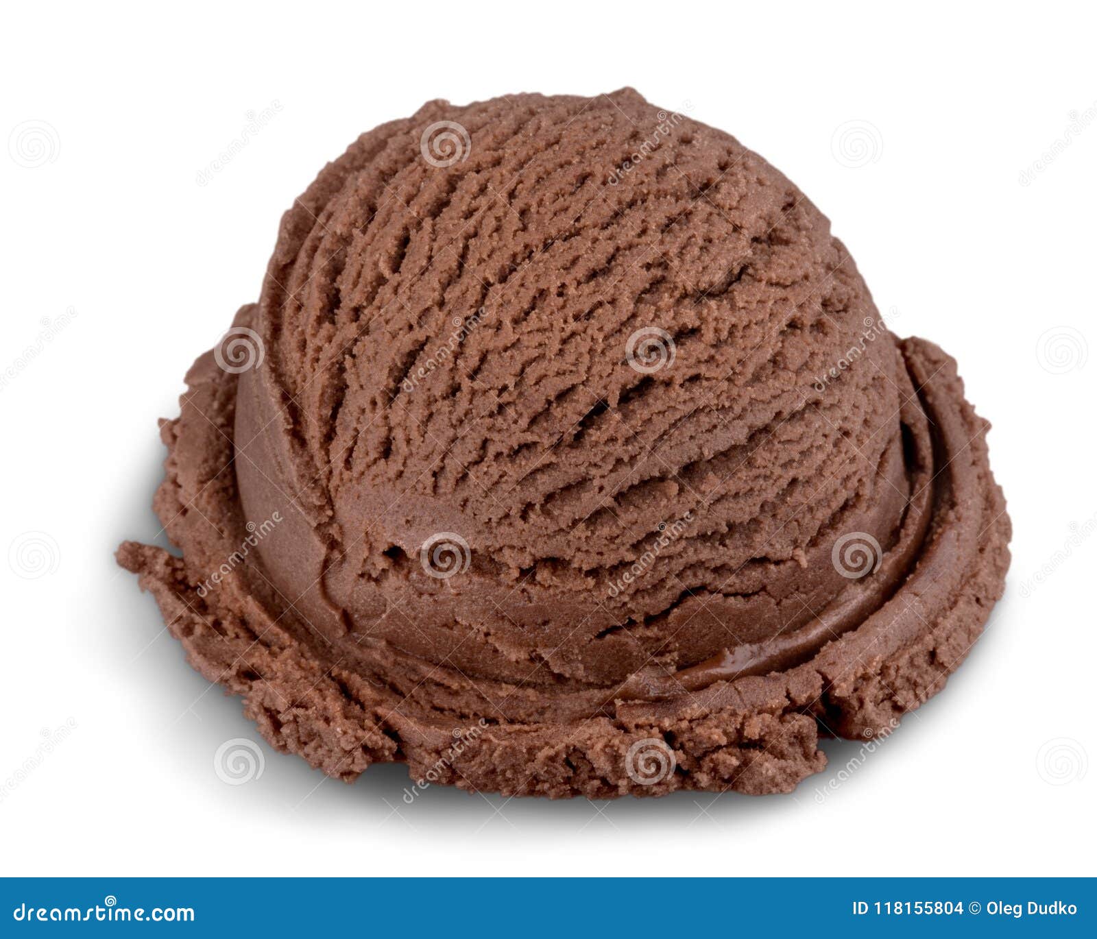 Chocolate Ice Cream Scoop stock photo. Image of scoop - 118155804