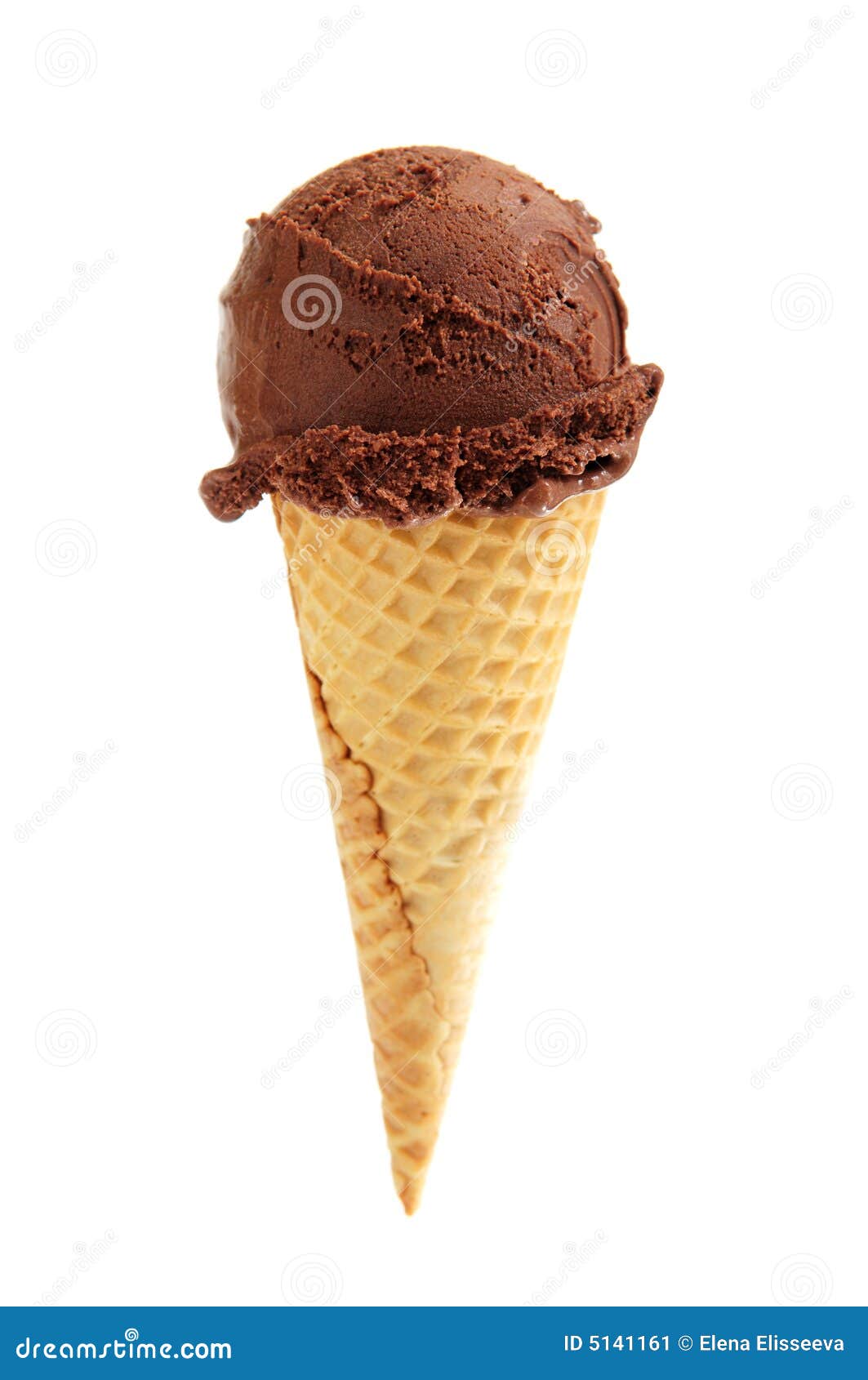 chocolate-ice-cream-in-a-sugar-cone-stock-image-image-of-scoop