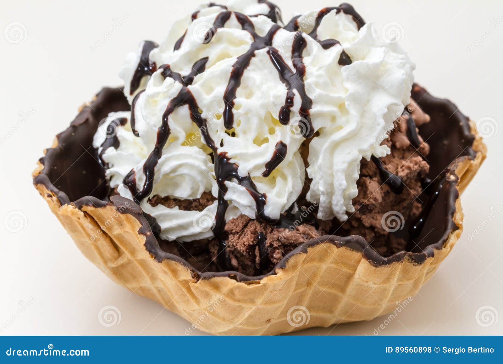 ice cream waffle bowl