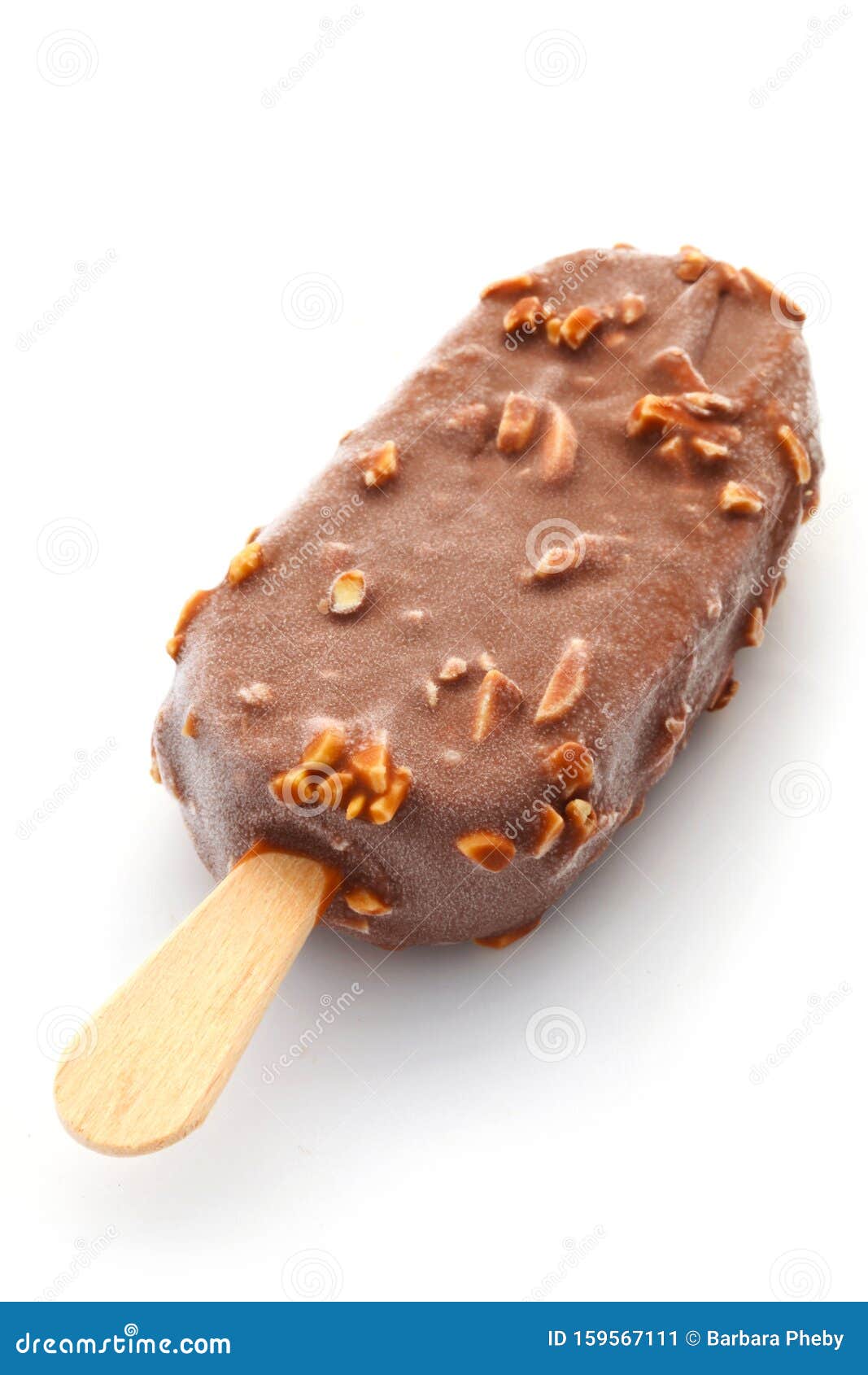 Chocolate Ice Lolly stock image. Image of unhealthy - 159567111