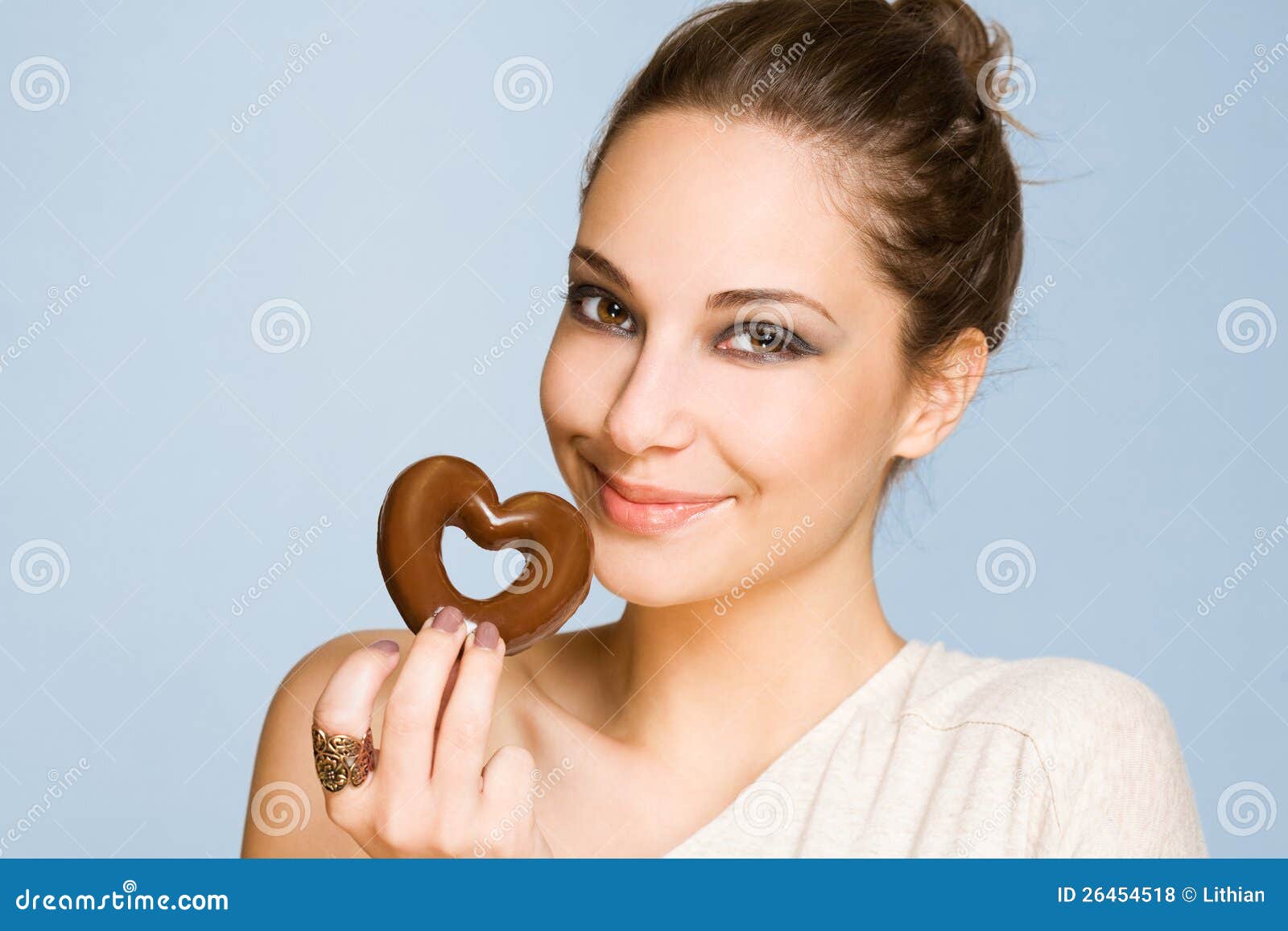 Chocolate love. stock photo. Image of copy, luxury, attractive 26454518