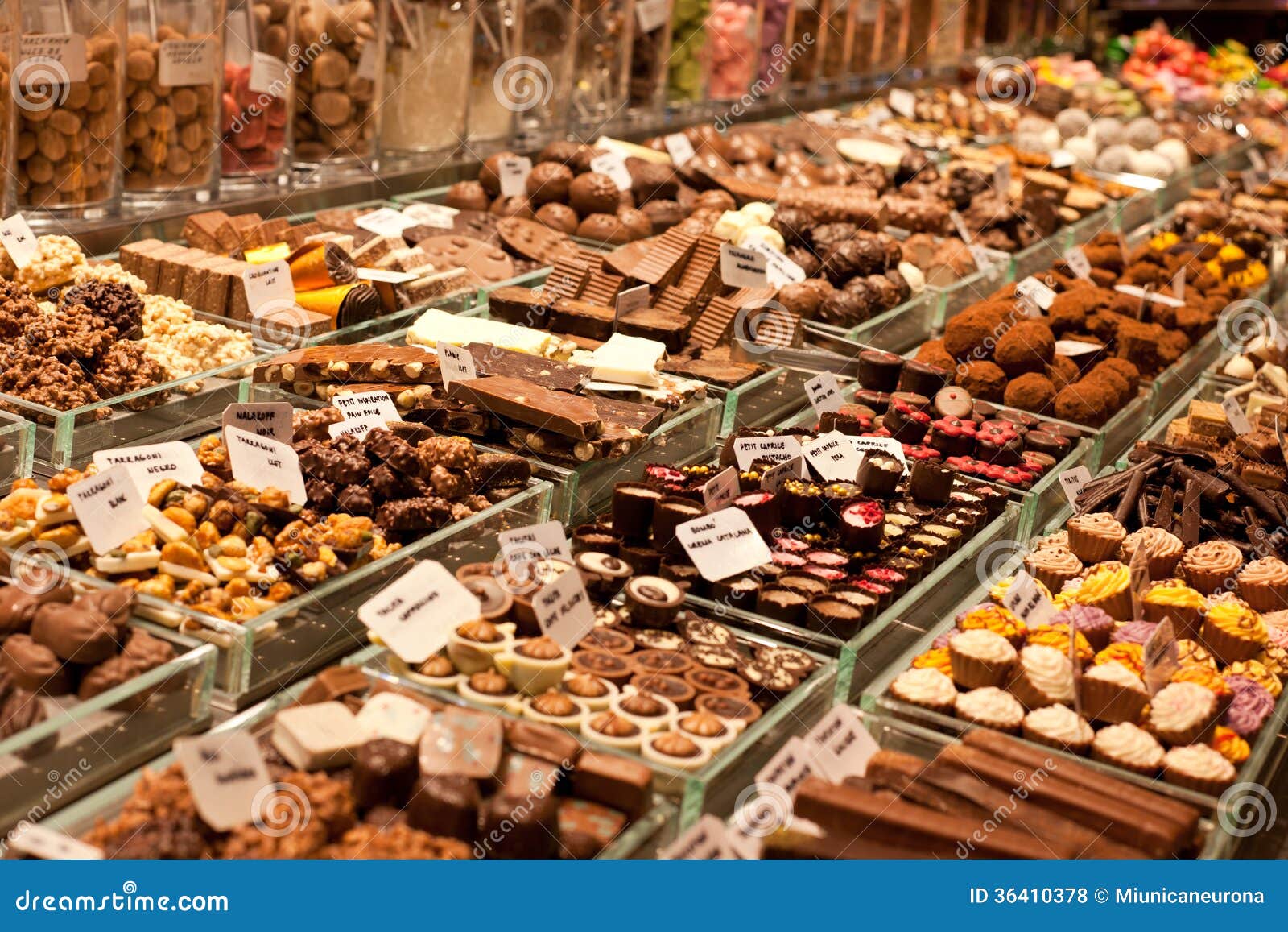 Chocolate Market stock photo. Image of celebration, department 36410378