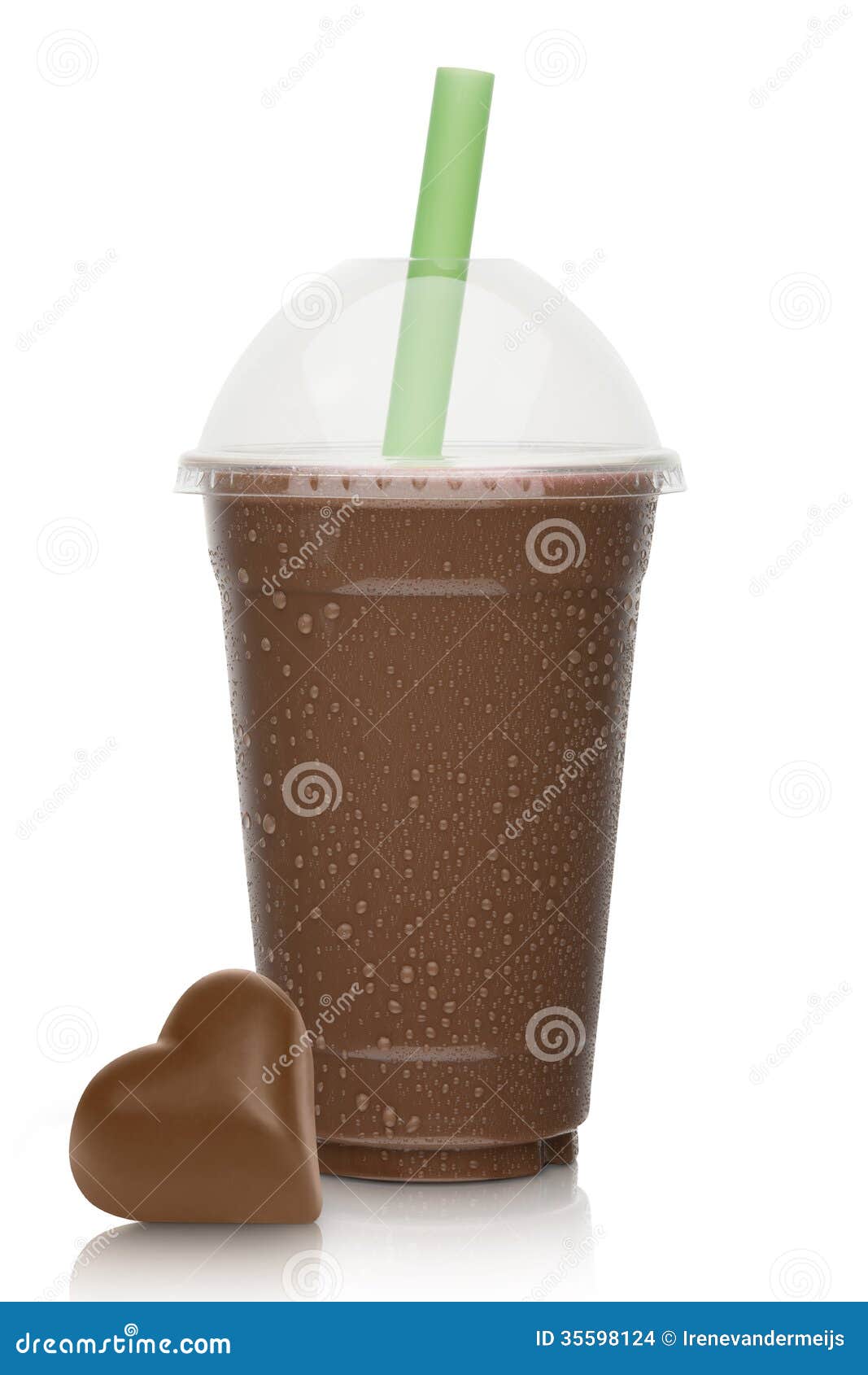 Chocolate Shake in Clear Plastic Cup · Free Stock Photo