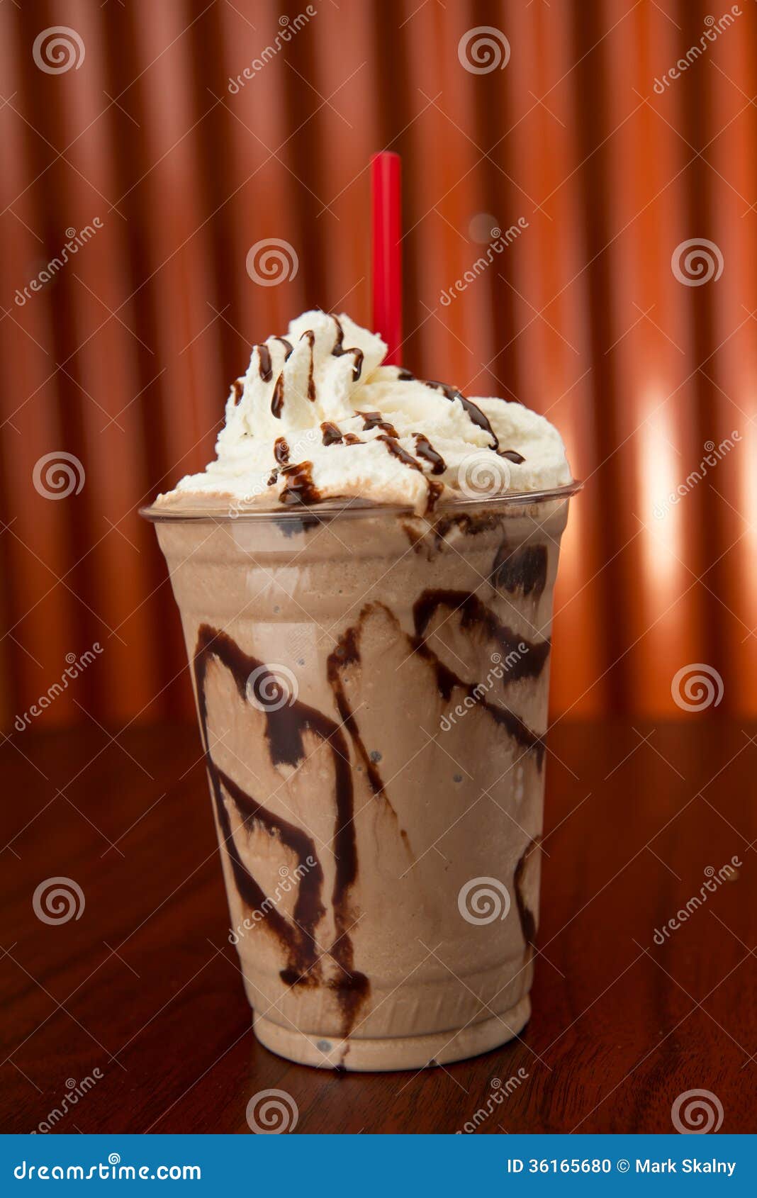 https://thumbs.dreamstime.com/z/chocolate-milkshake-plastic-cup-topped-whipped-cream-red-straw-wood-table-corrugated-copper-wall-36165680.jpg