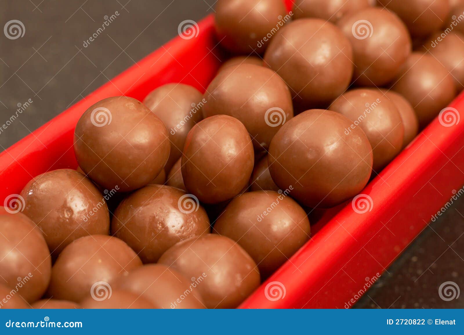 Chocolate mini balls stock photo. Image of culinary, plate 2720822