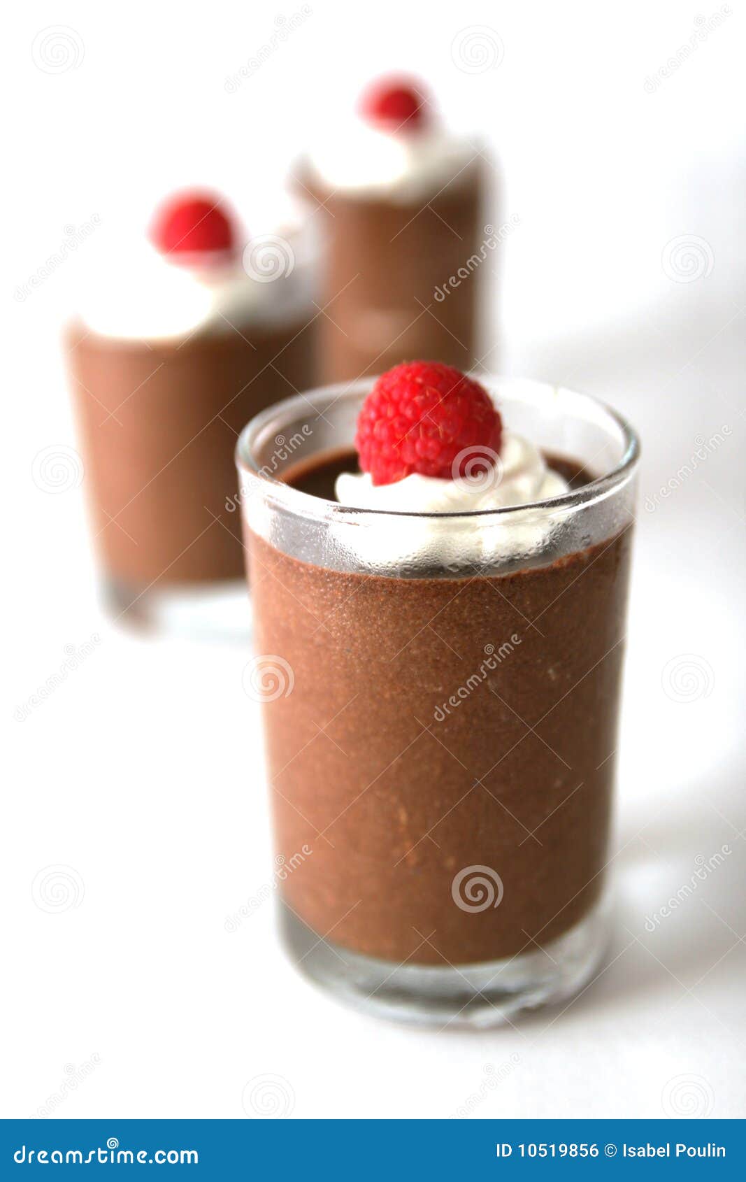 Chocolate mousse stock photo. Image of ready, food, white - 10519856