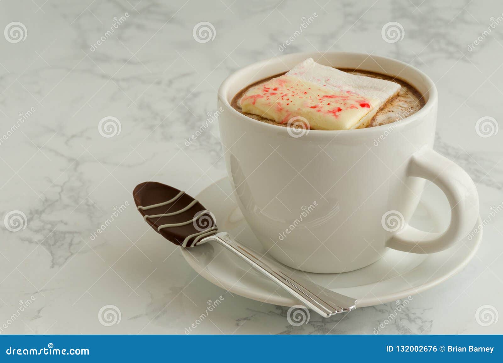 Chocolate Quente Gourmet Com O Sp Caseiro Do Marshmallow E Do Chocolate