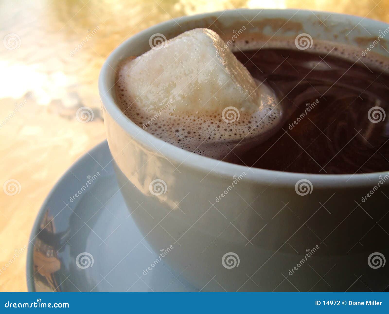 Chocolate Quente, Marshmallow Extra Foto de Stock Imagem de doce