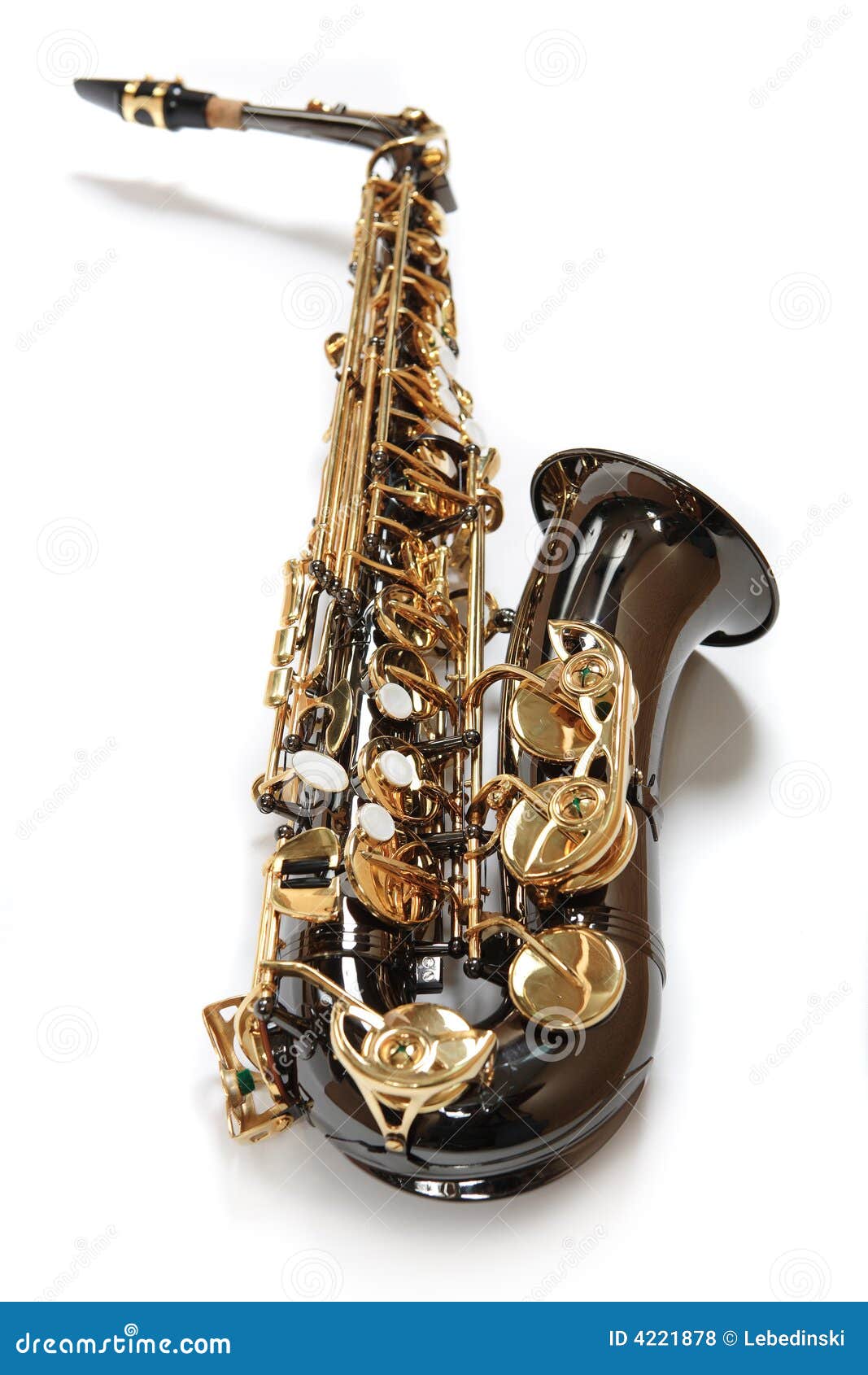 Chocolate saxophone stock photo. Image of isolated, detail 4221878
