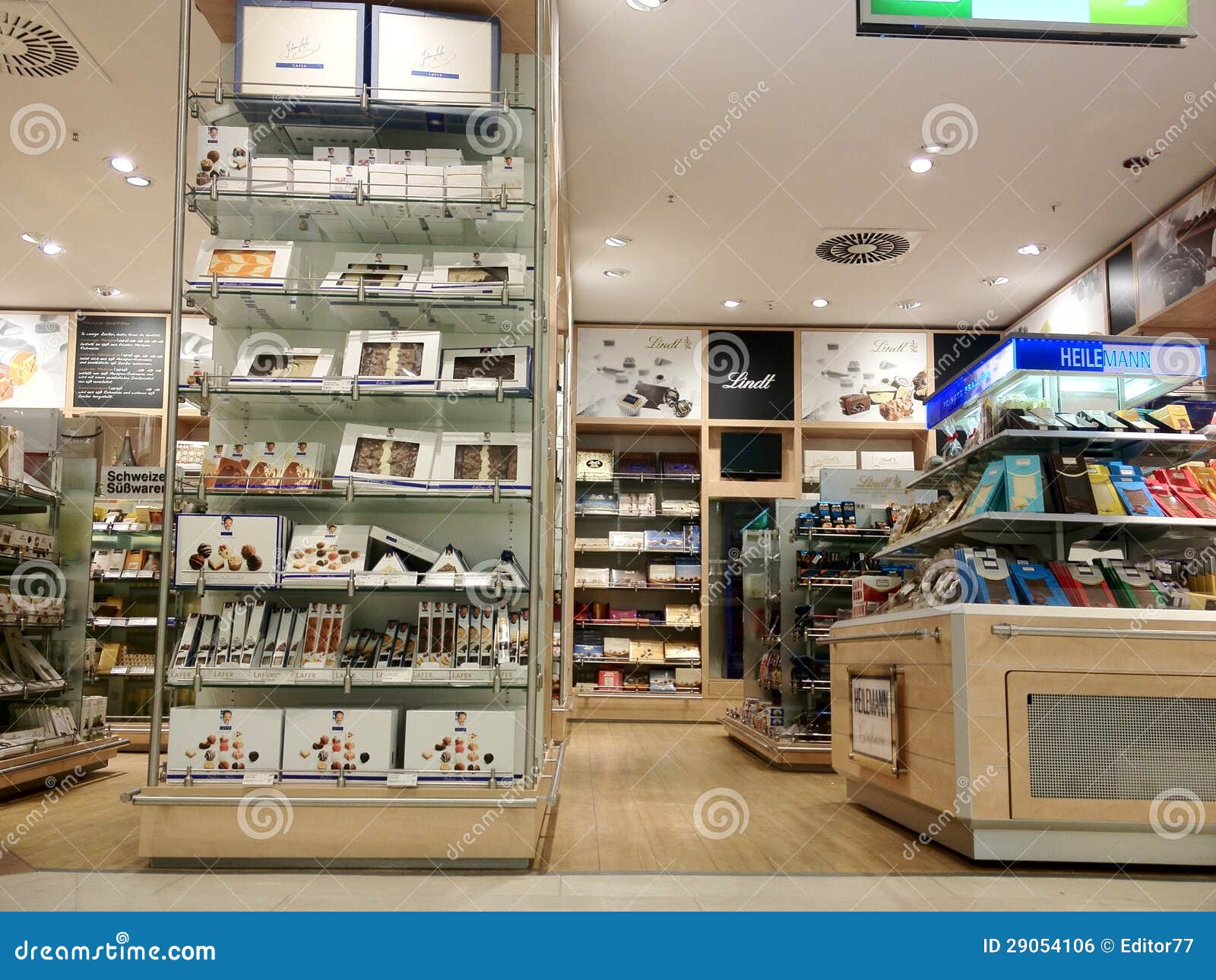 Chocolate shop in Germany editorial photo. Image of brown 29054106