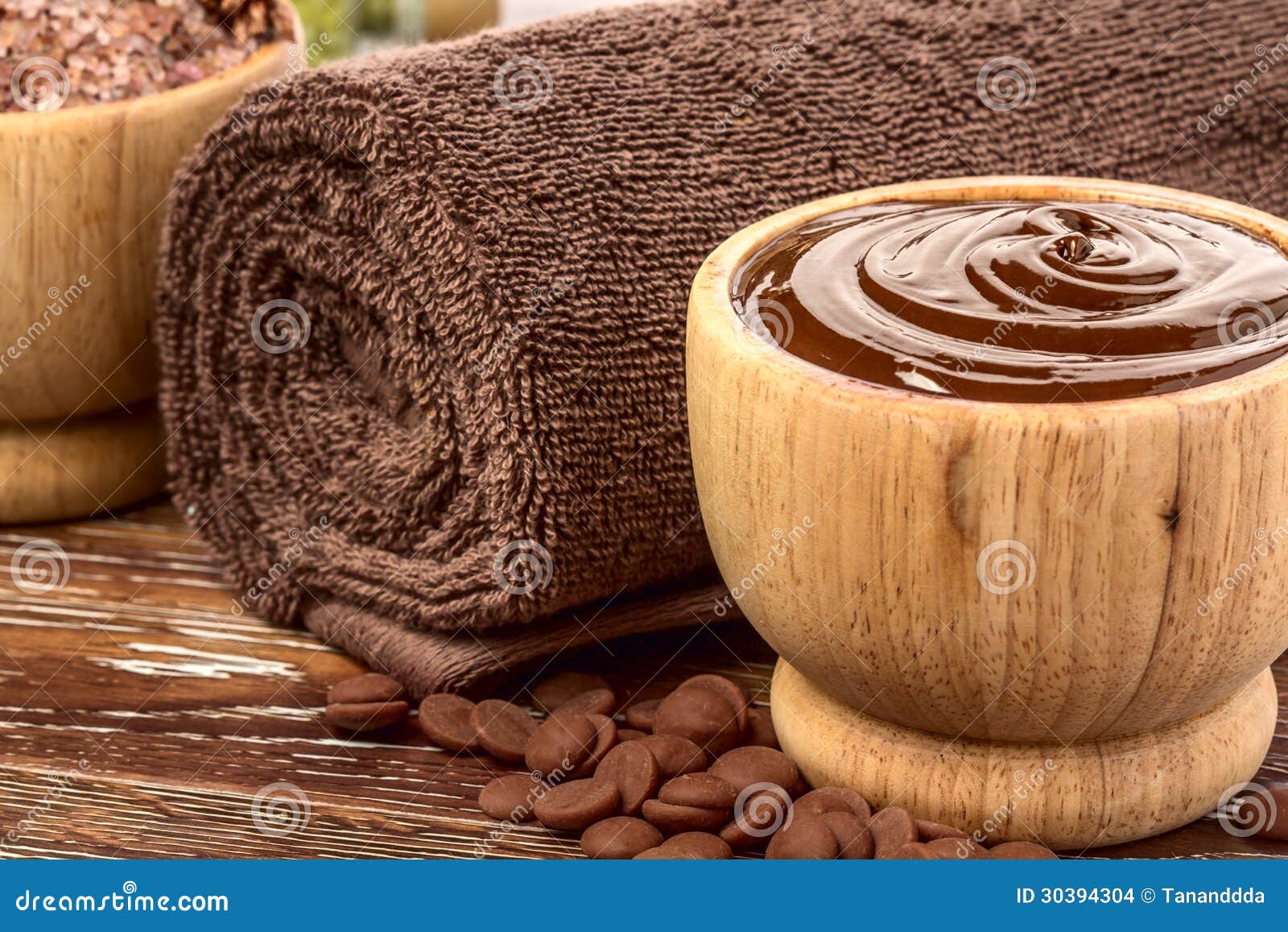 Chocolate spa stock foto. Image of aroma, toevlucht, chocolade 30394304