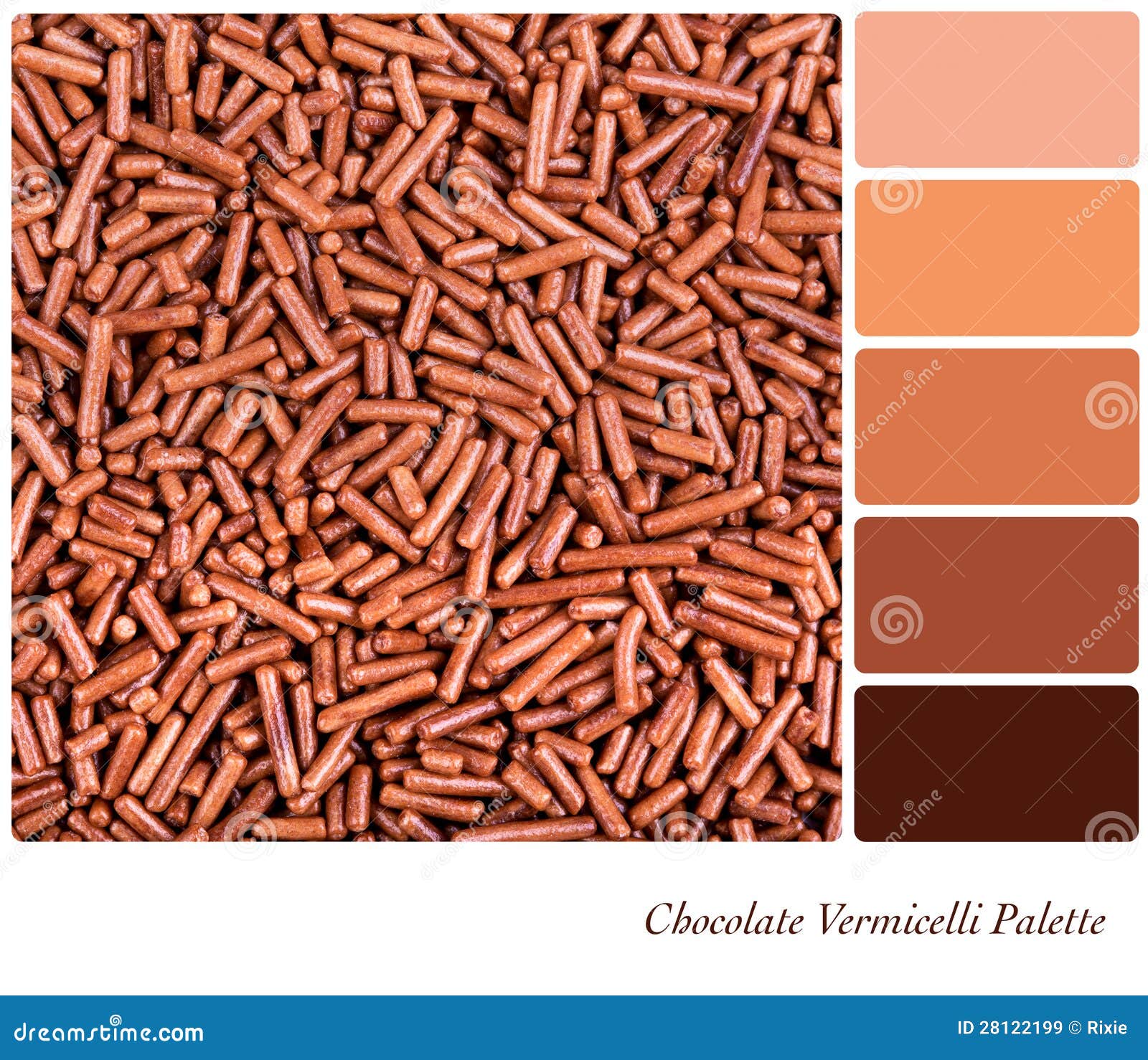 Chocolate Vermicelli Palette Royalty Free Stock Images Image 28122199