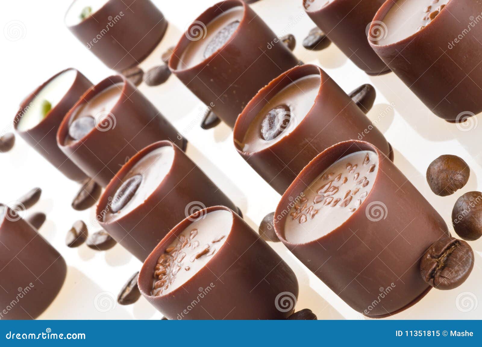 Chocolates. stock image. Image of mocha, dessert, milk 11351815