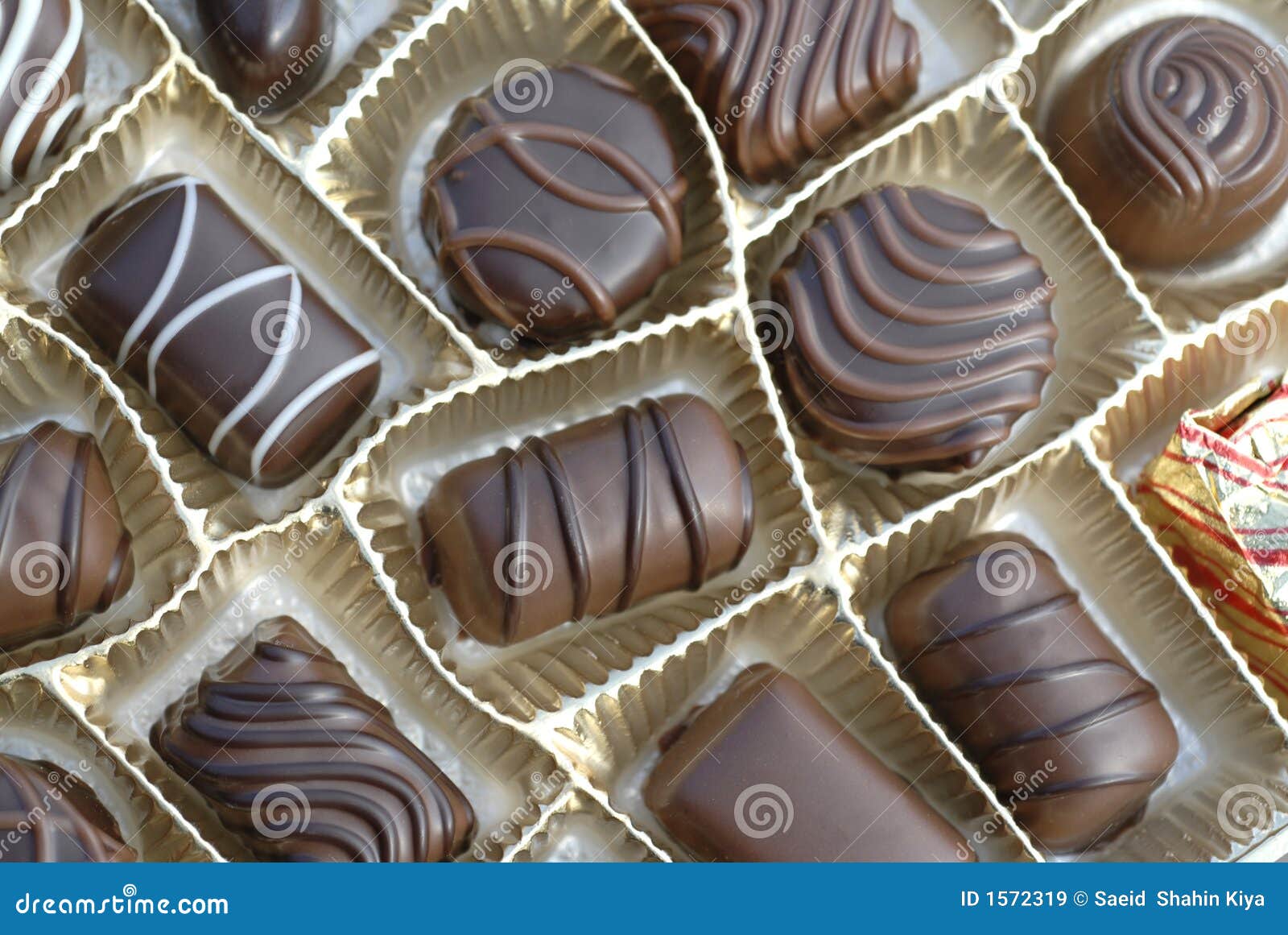 Chocolates stock image. Image of cocoa, brown, black, chocolate - 1572319
