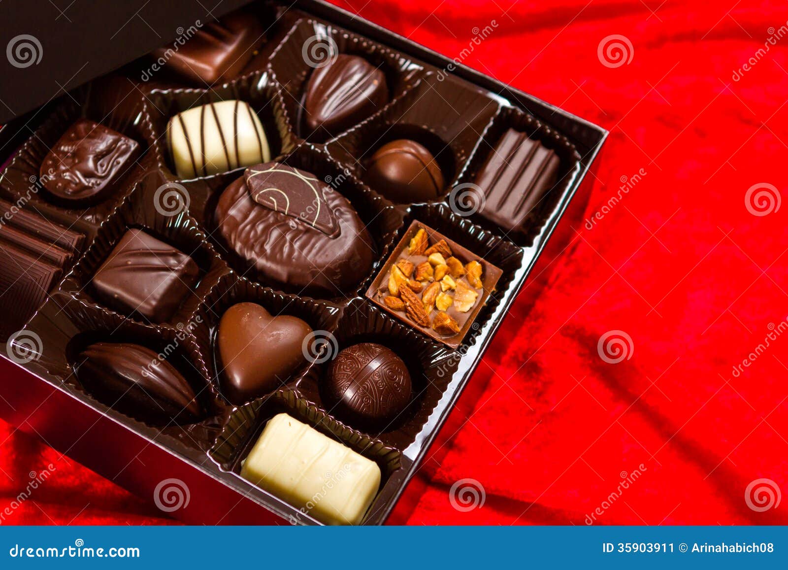 Chocolates stock image. Image of indulgence, present 35903911