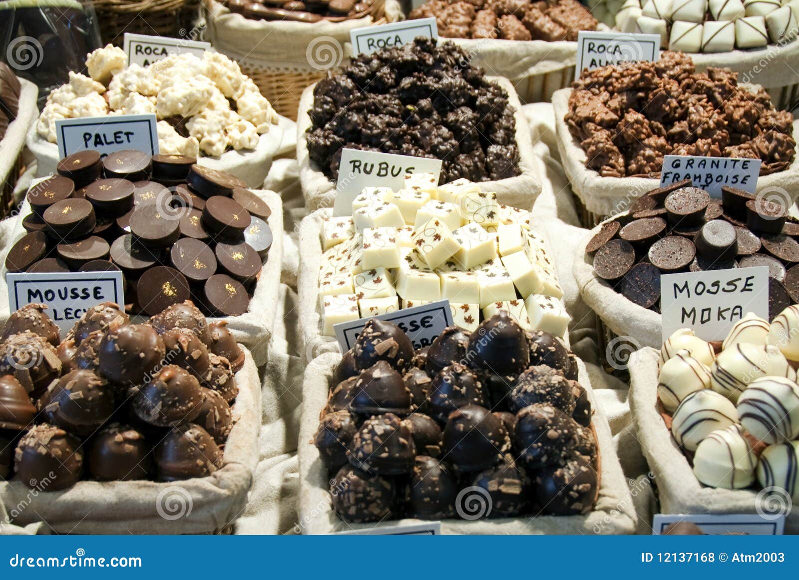 Chocolates sweets shop stock photo. Image of candy, food 12137168