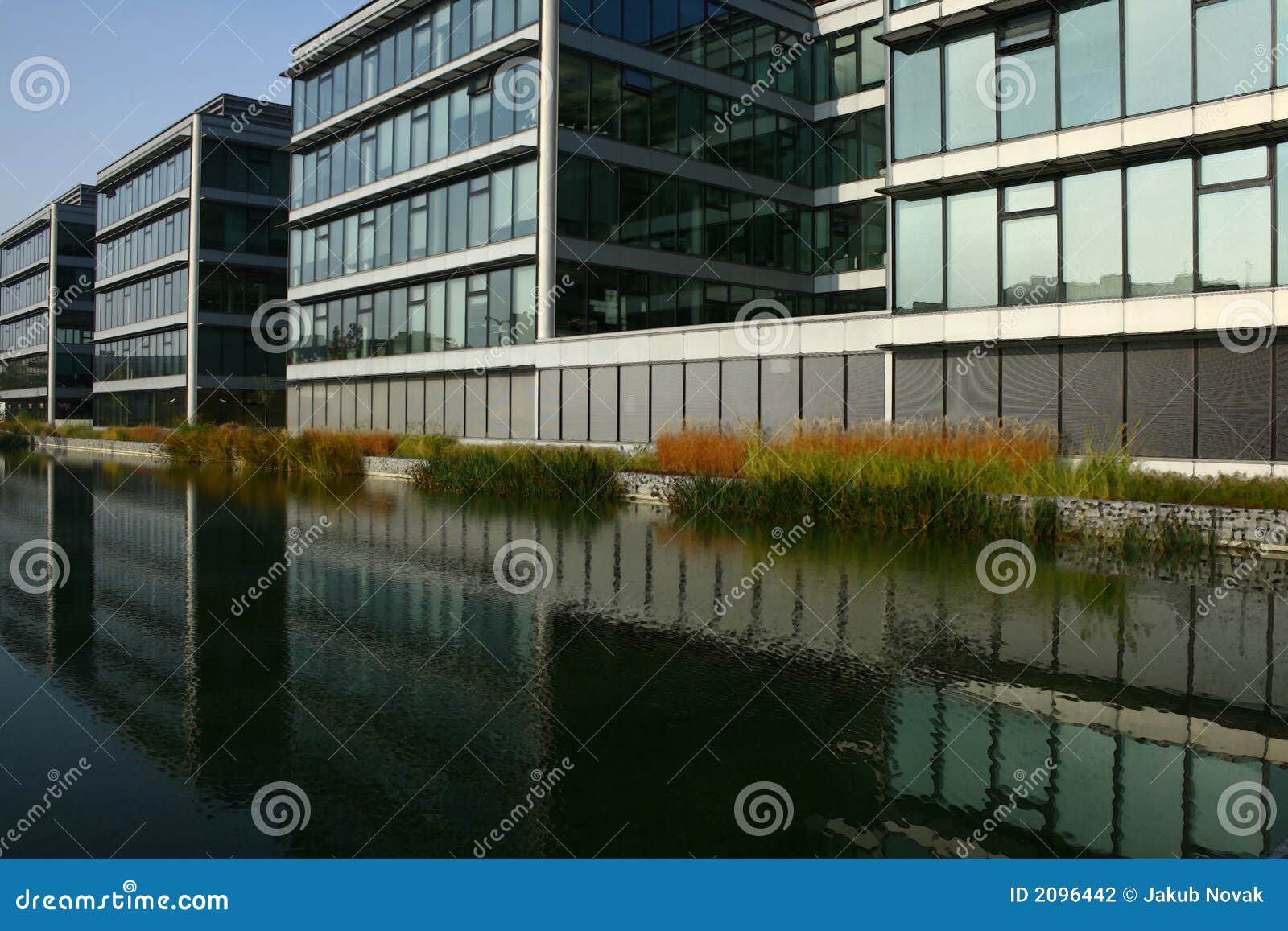 Chodov. Bedrijfs gebouwen in Praag, Tsjechische republiek