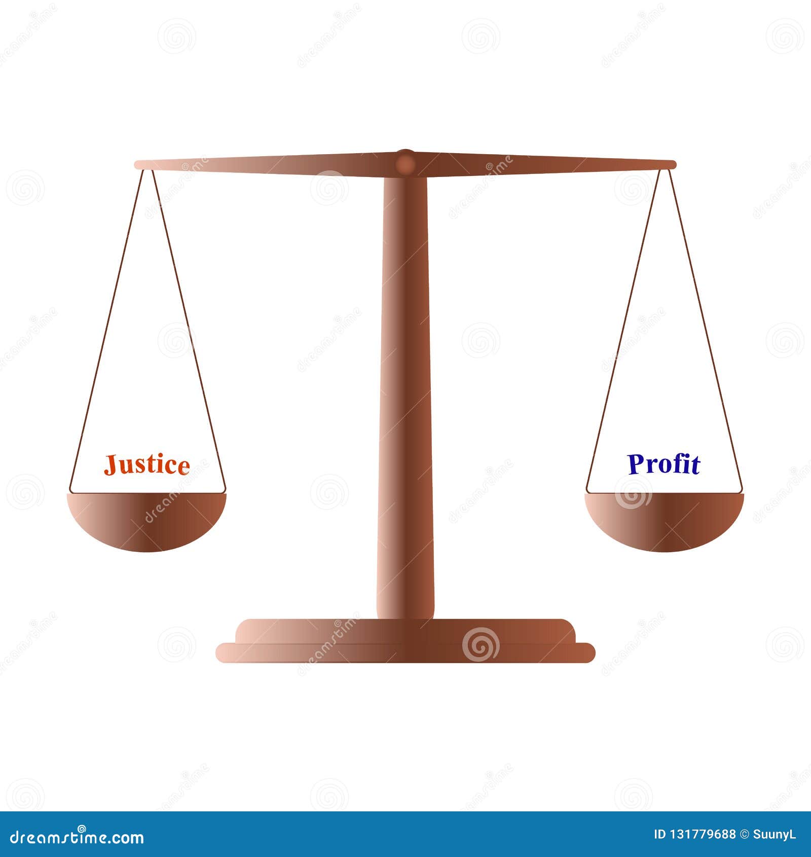 Balance scales with weight and equal pans device Vector Image