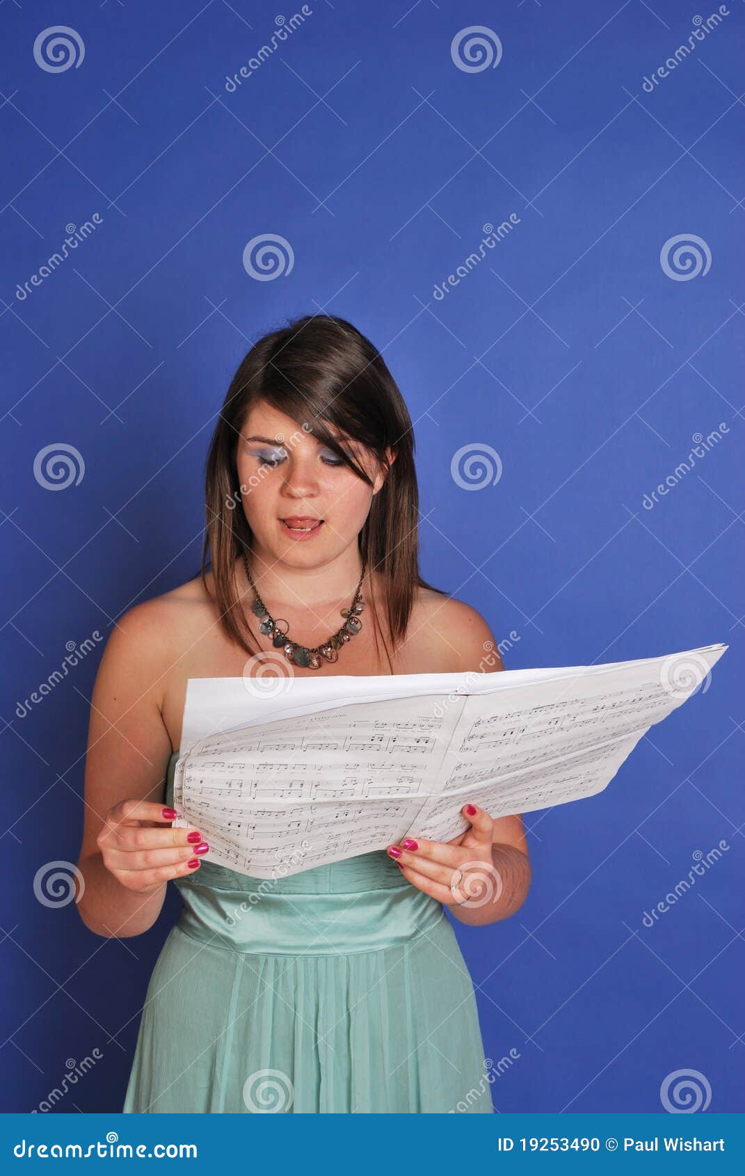 Choir girl stock photo. Image of skirt, girl, soprano 19253490