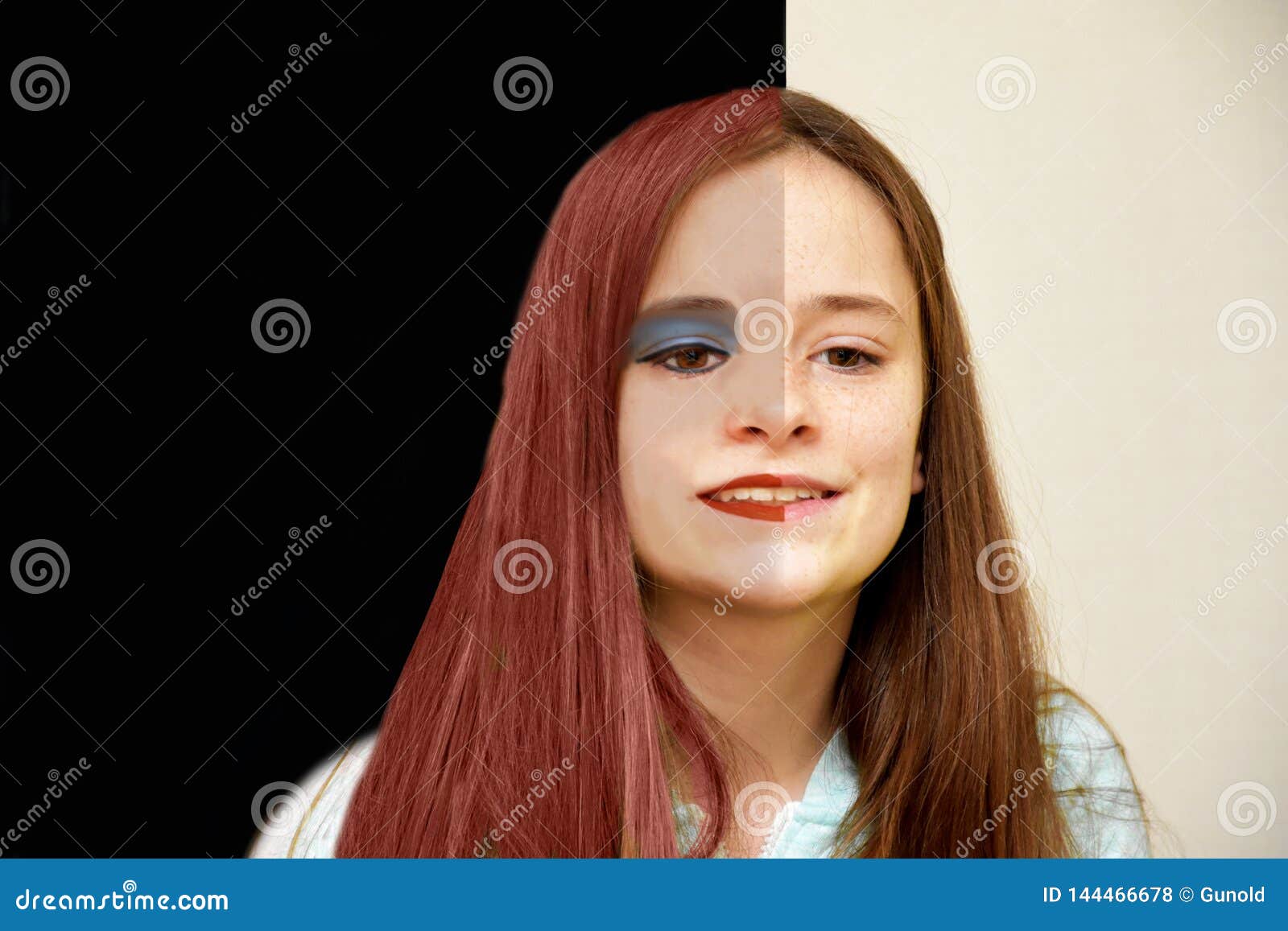 The Choises Of A Teenage Girl Stock Photo Image Of Brown