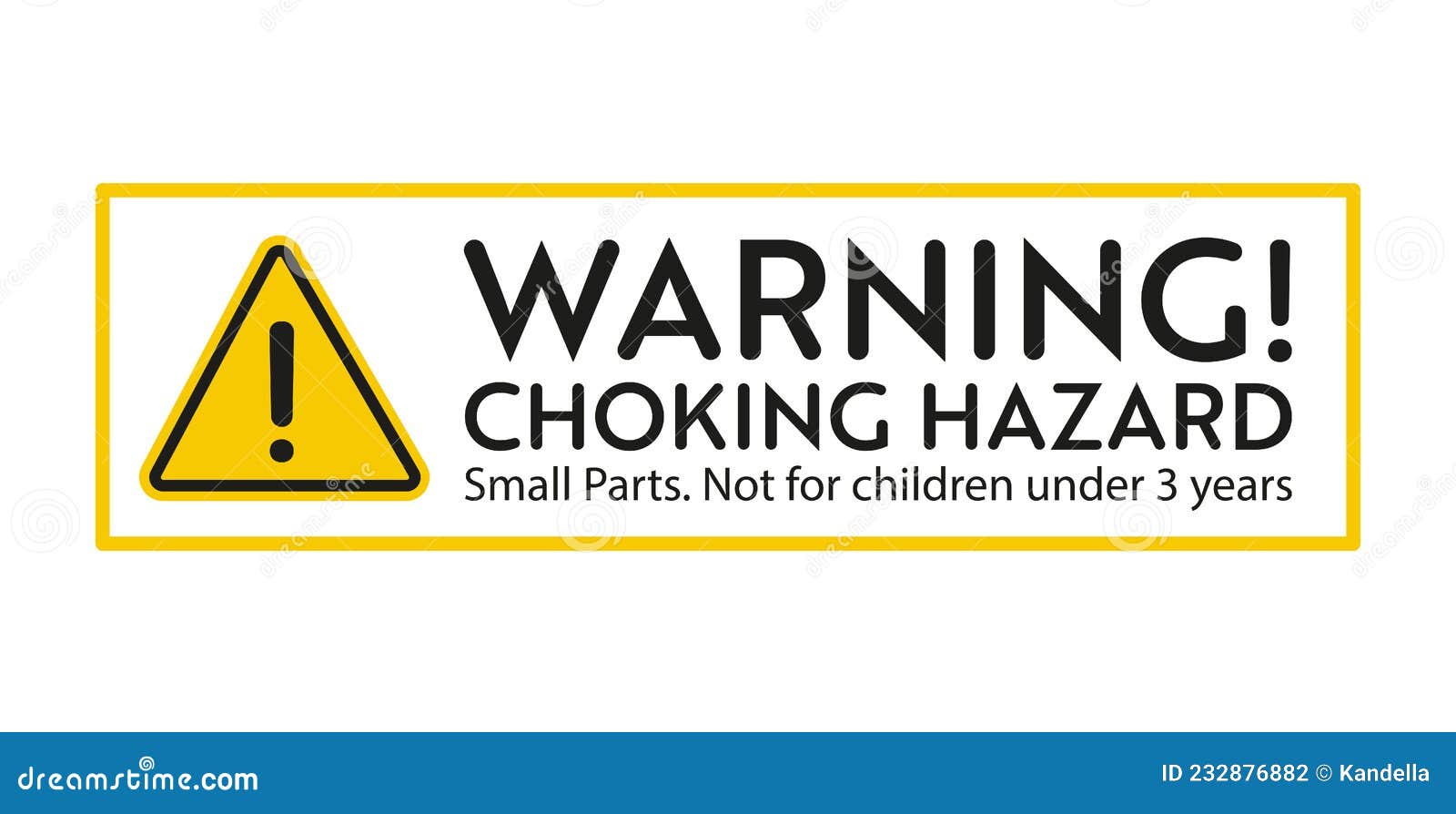 choking hazard warning sign.