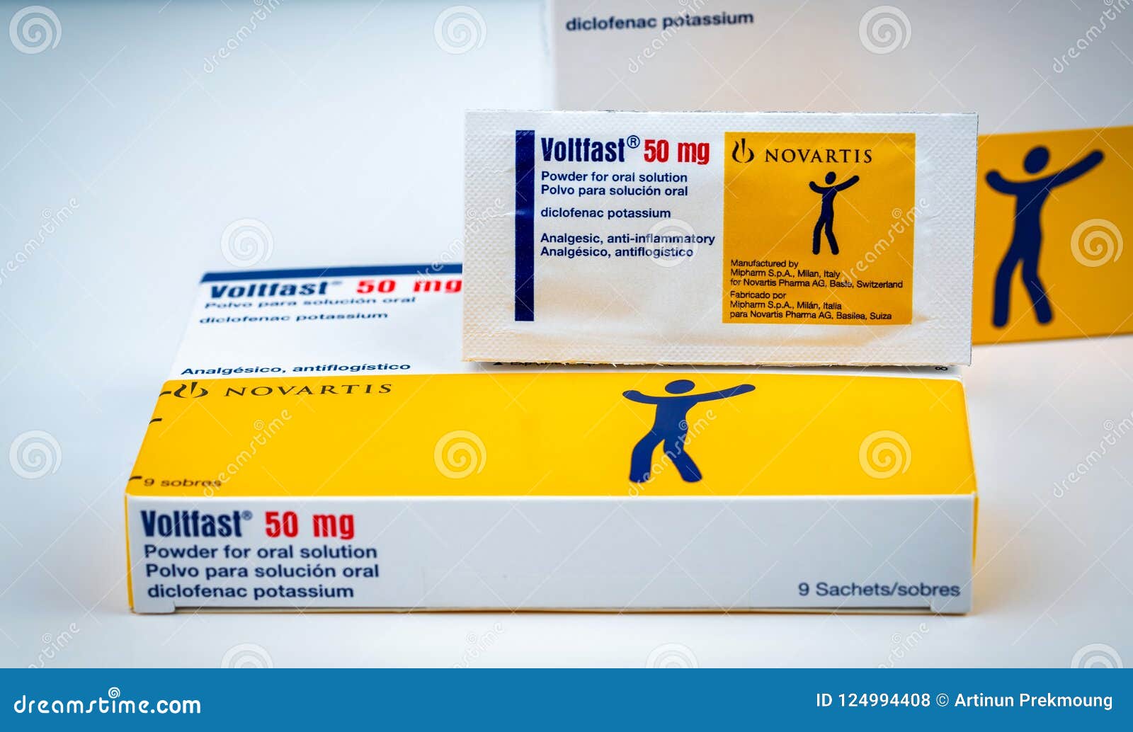 Voltfast 50 Mg Diclofenac Potassium Product Of Novartis Manufactured By Mipharm Italy For Novatis Pharma Switzerland Editorial Stock Photo Image Of Drug Diclofenac 124994408