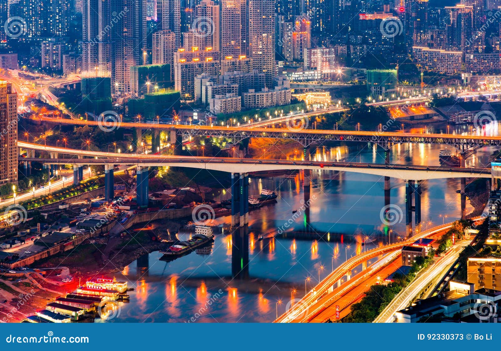 chongqing city night light