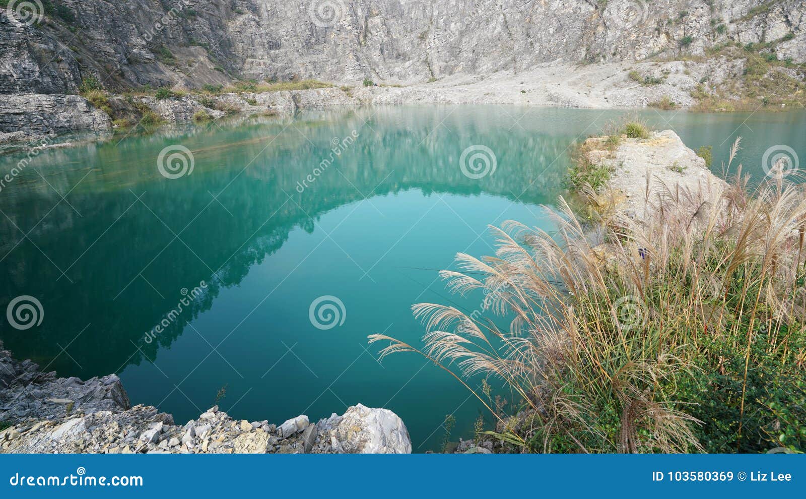 natural mine park in fall
