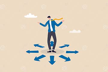 Choose Career Path, Make Life Decision Choice, Decide the Right or