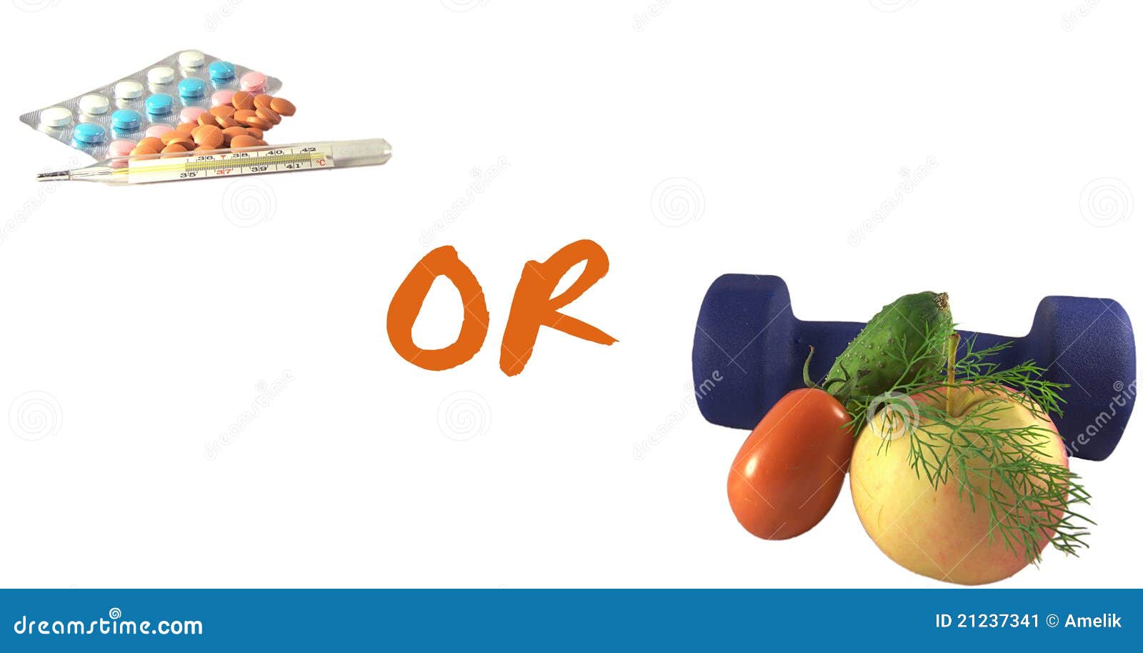 Choosing Health Or Illness Stock Image Image Of Vegetable