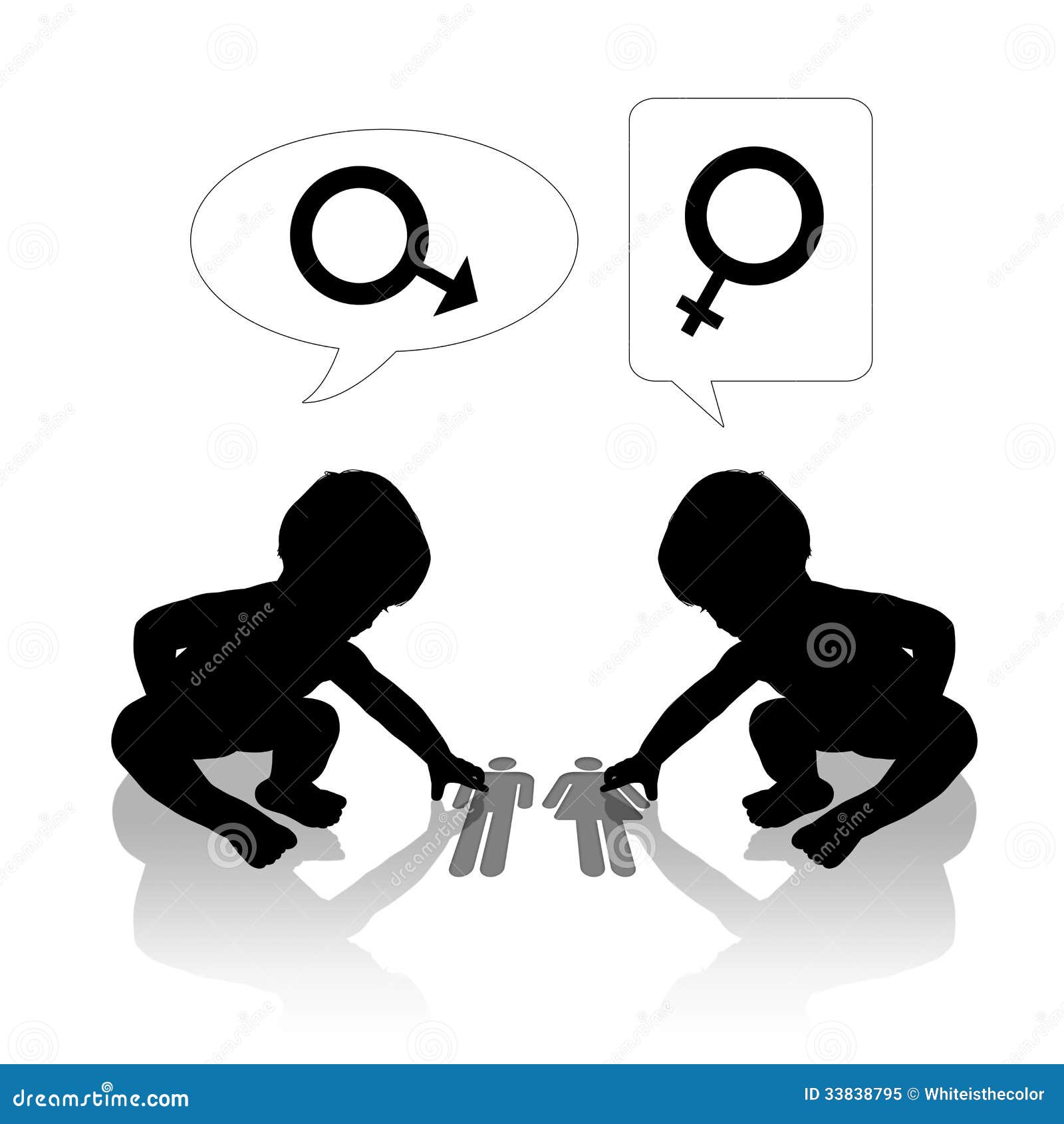 Choosing Sexual Orientation Identity Stock Illustration