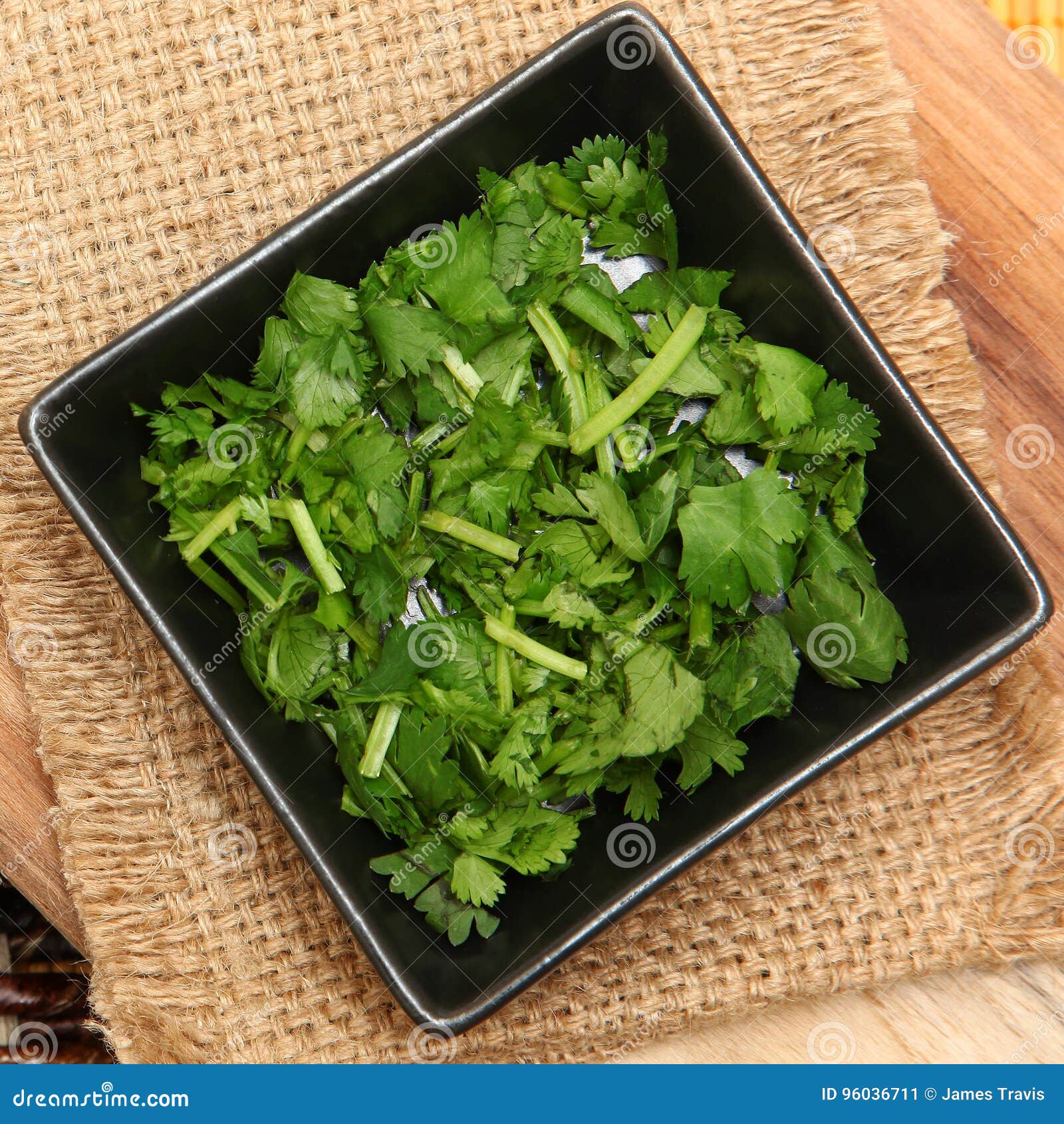 Chopped Cilantro stock image. Image of closeup, fresh 96036711