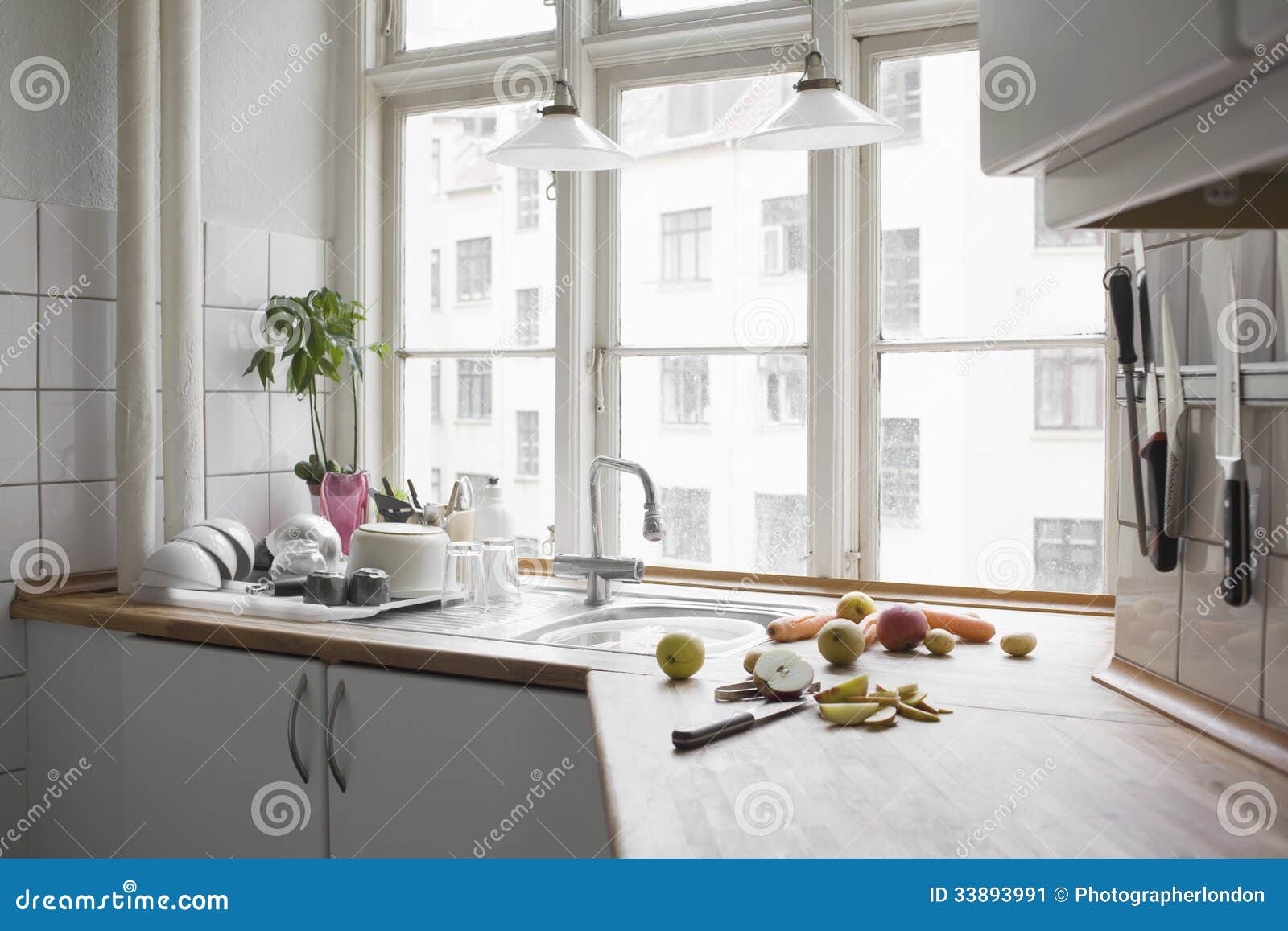 Kitchen Worktop Background Grey For Wallpaper RoyaltyFree Stock Image