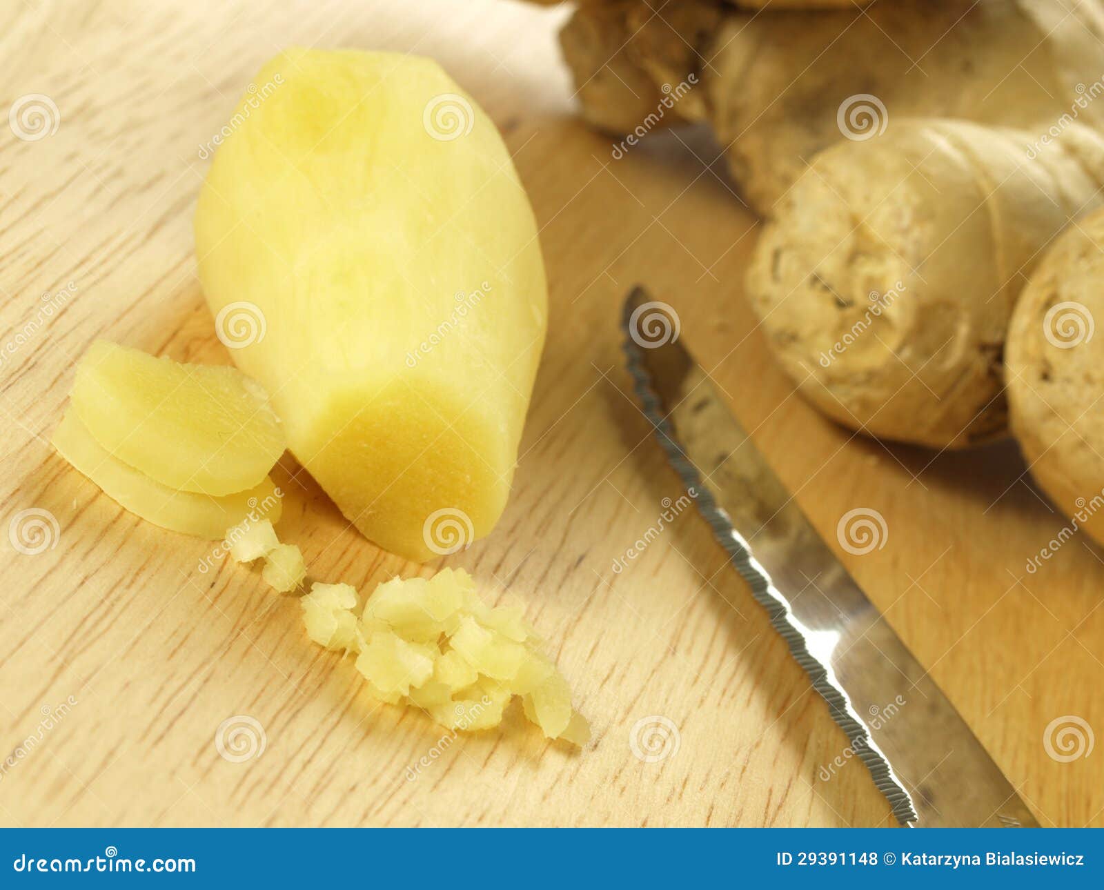 Chopped ginger, closeup stock photo. Image of plant, cuisine 29391148
