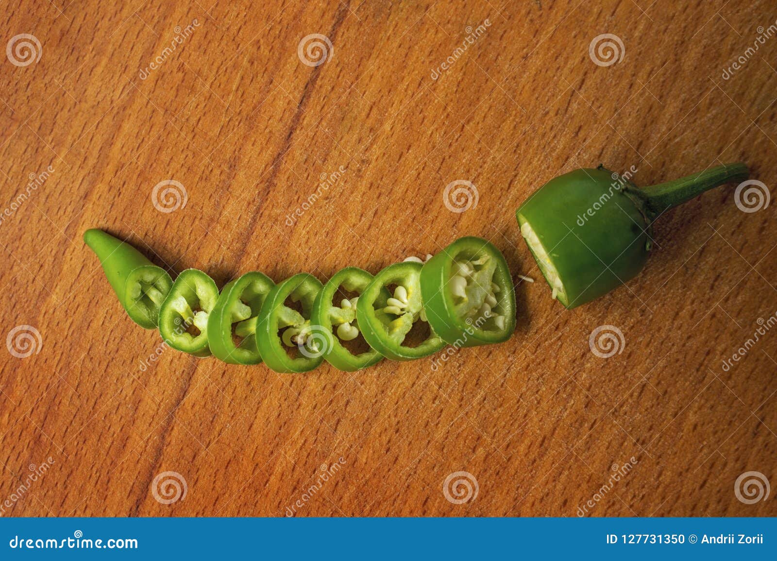 Chopped Green Pepper on a Cutting Board Stock Photo Image of organic