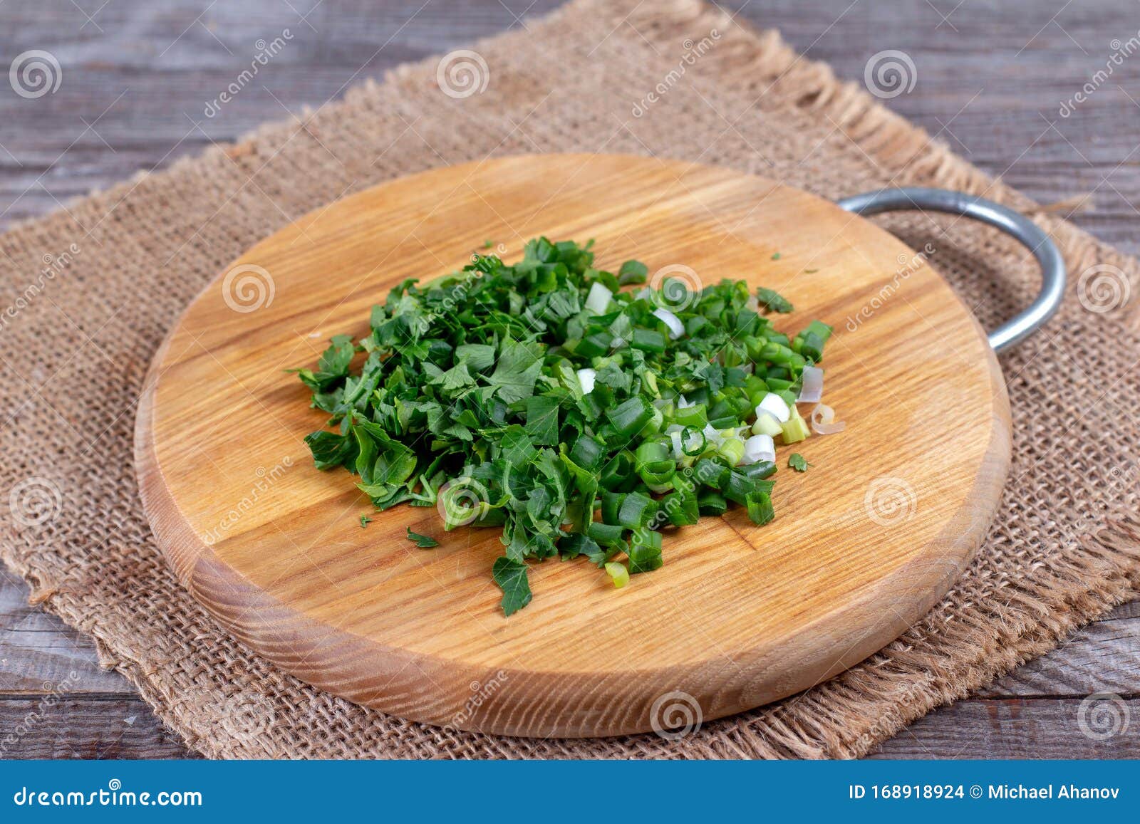 Chef Chopping Parsley High-Res Stock Photo - Getty Images