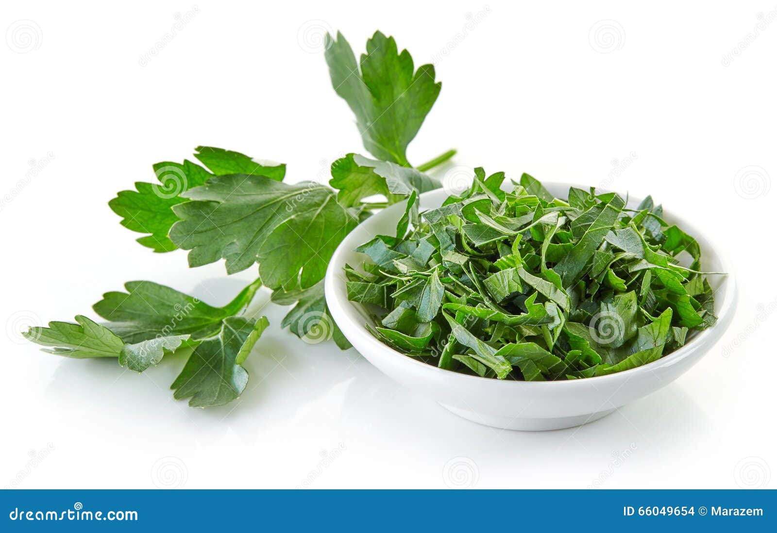 Chopped parsley leaves stock photo. Image of eating, freshness 66049654