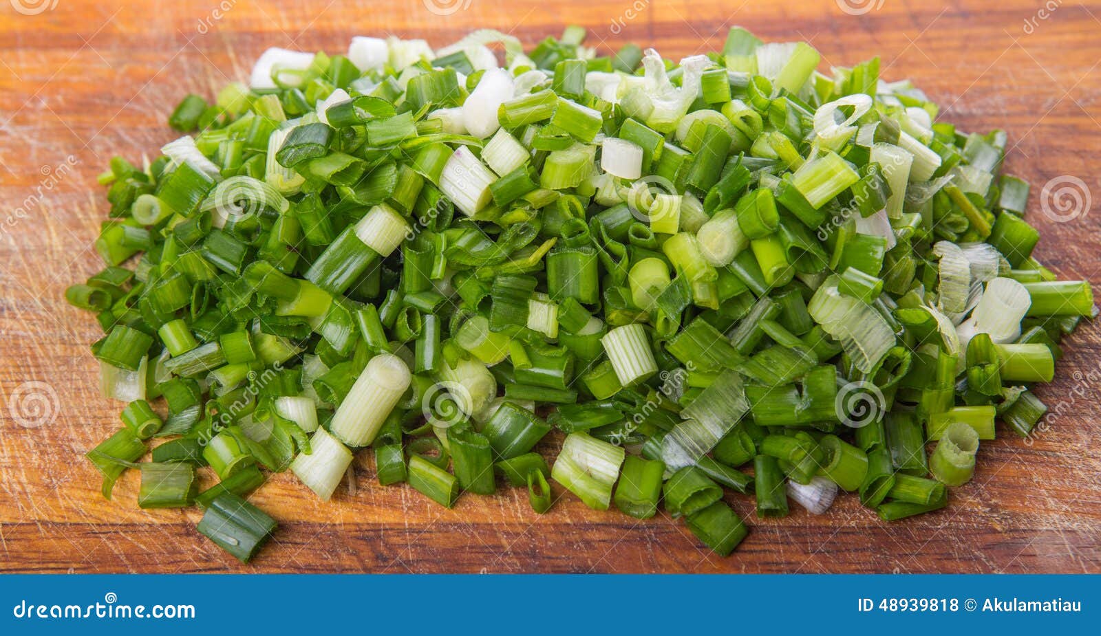 Chopped Scallions Close Up View IV Stock Photo Image of green, smell