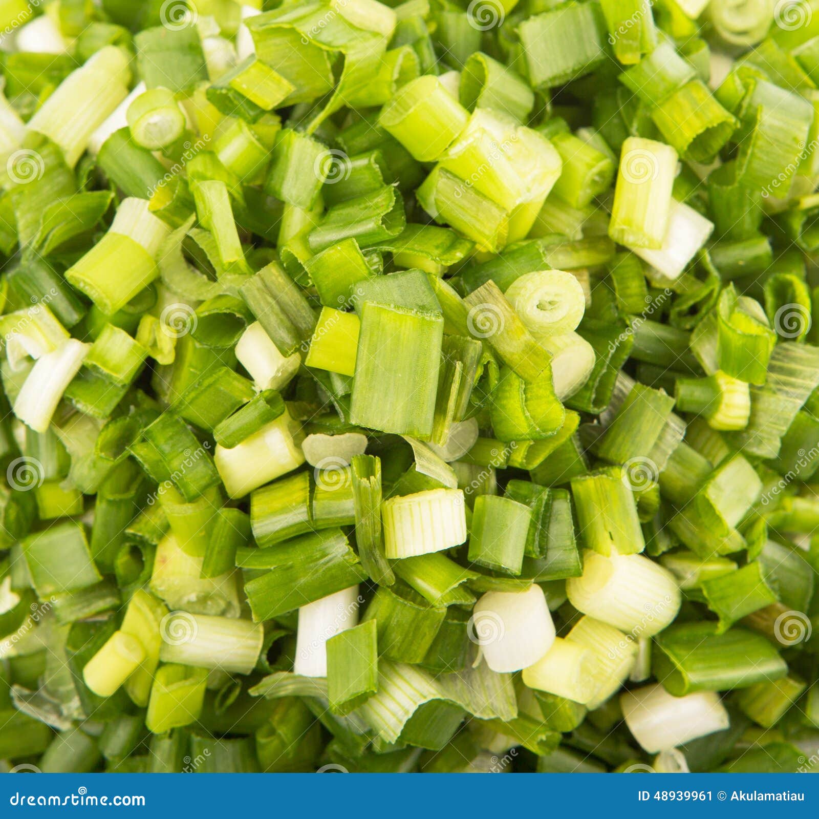 Chopped Scallions Close Up View X Stock Image Image of aroma, scent