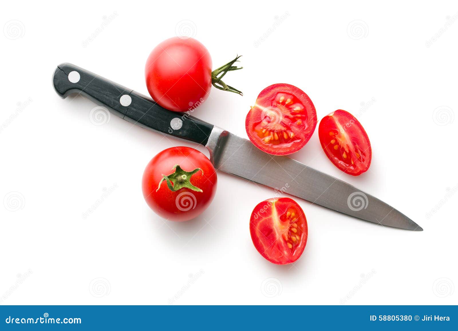 Chopped tomatoes and knife stock photo. Image of health 58805380