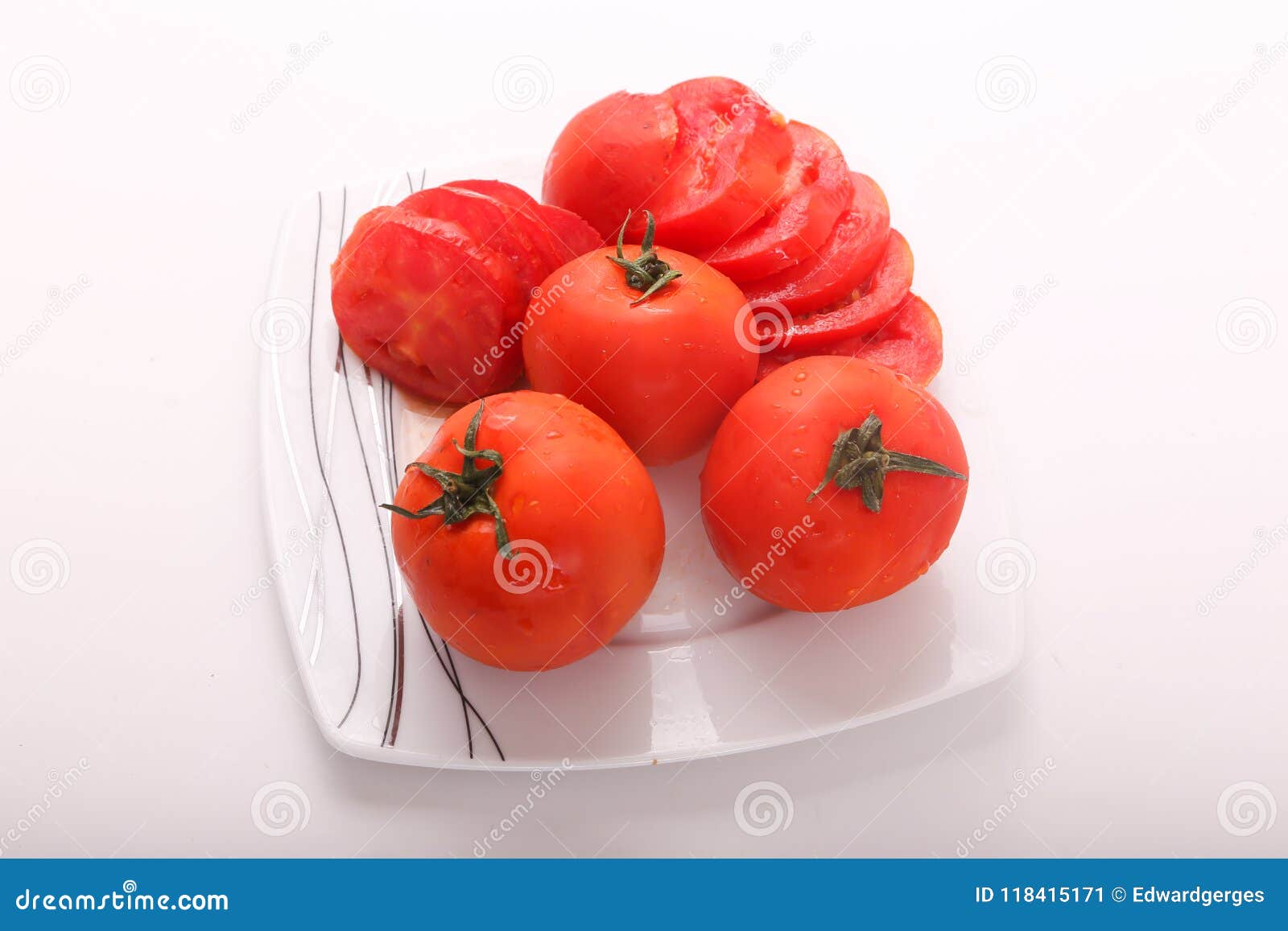 Chopped Tomatoes stock image. Image of eating, health 118415171