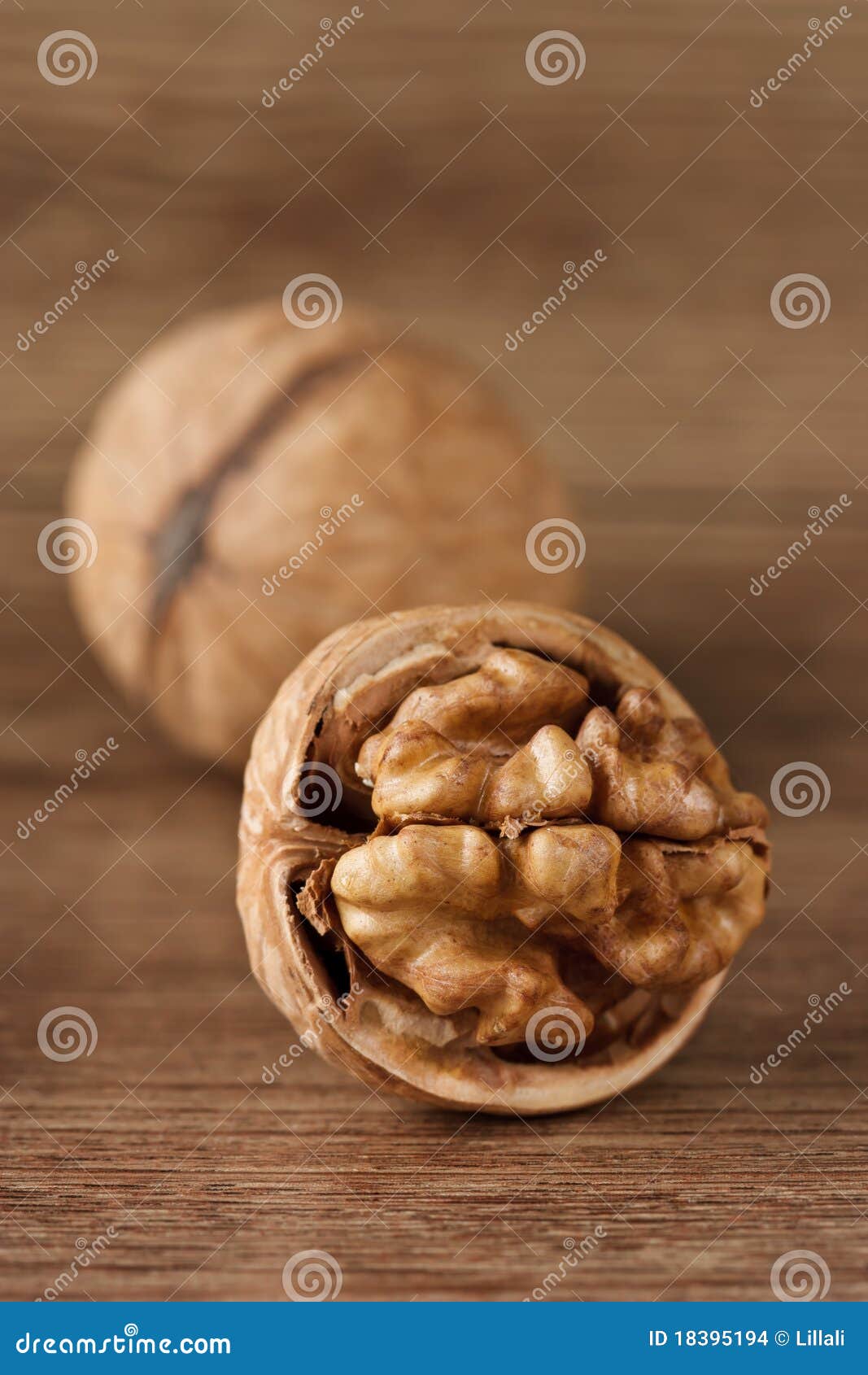 The chopped walnut. stock photo. Image of cooking, snack 18395194