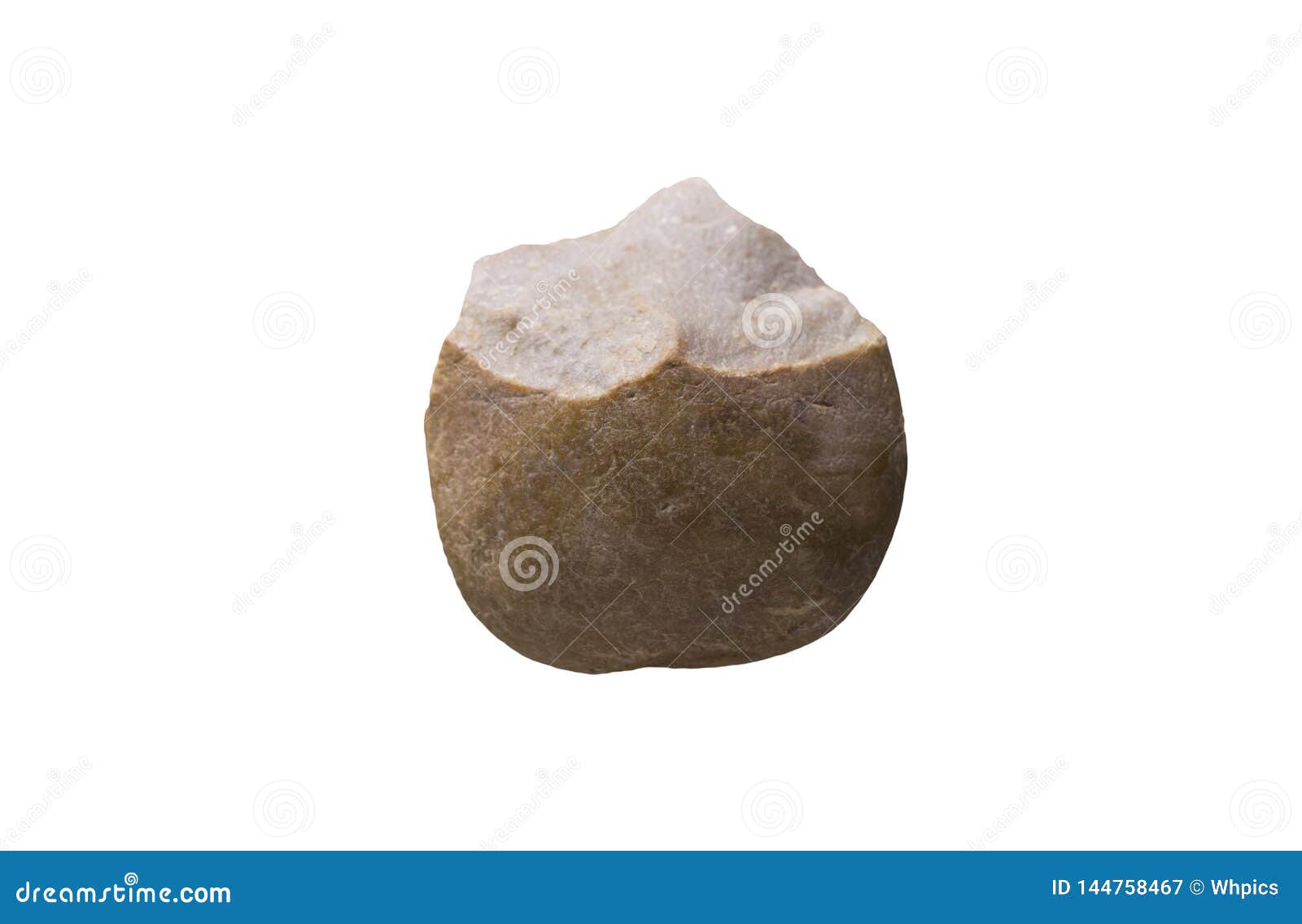 Chopper. Pebble Tool with an Irregular Cutting Edge Stock Image - Image of  multi, stone: 144758467