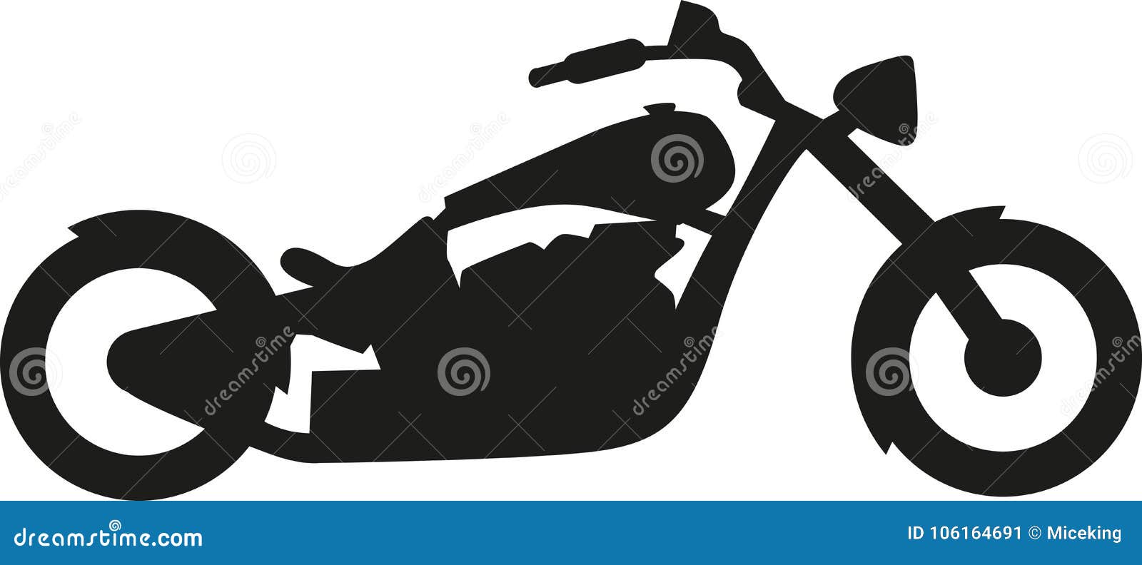 Motorcycle Classic Chopper Silhouette Pdf Print at home. Cricut Silhouette Jpg PNG Stencil SVG Clipart