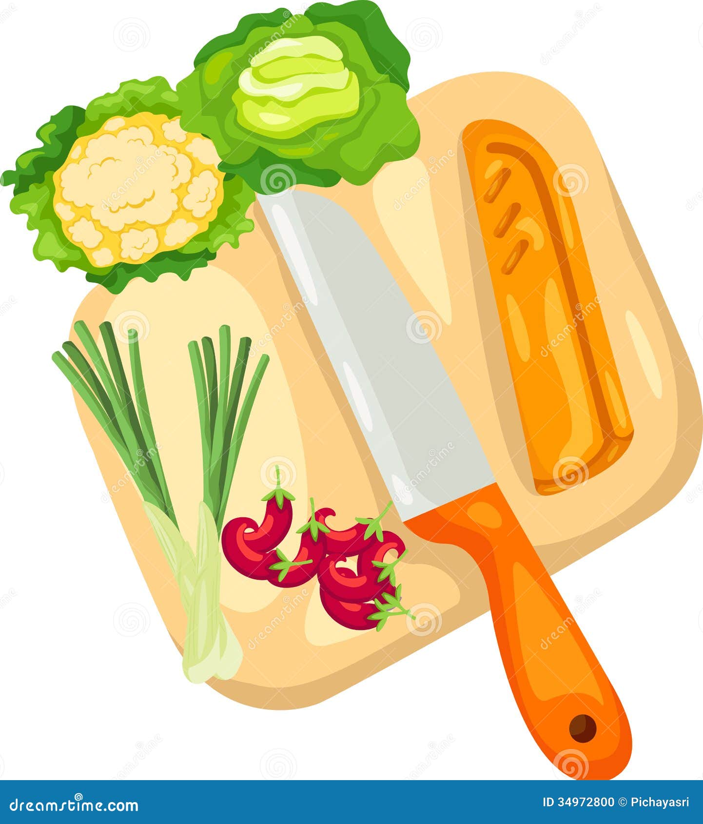Chopping Board with Vegetables Stock Vector - Illustration of knife, cartoon: 34972800 Chopping Board with Vegetables Stock Vector - Illustration of knife, cartoon: 34972800