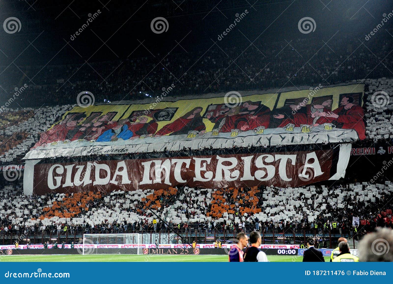 Monopoly flood wake up Choreography of Milan Fans before the Match Editorial Photo - Image of  stadium, player: 187211476