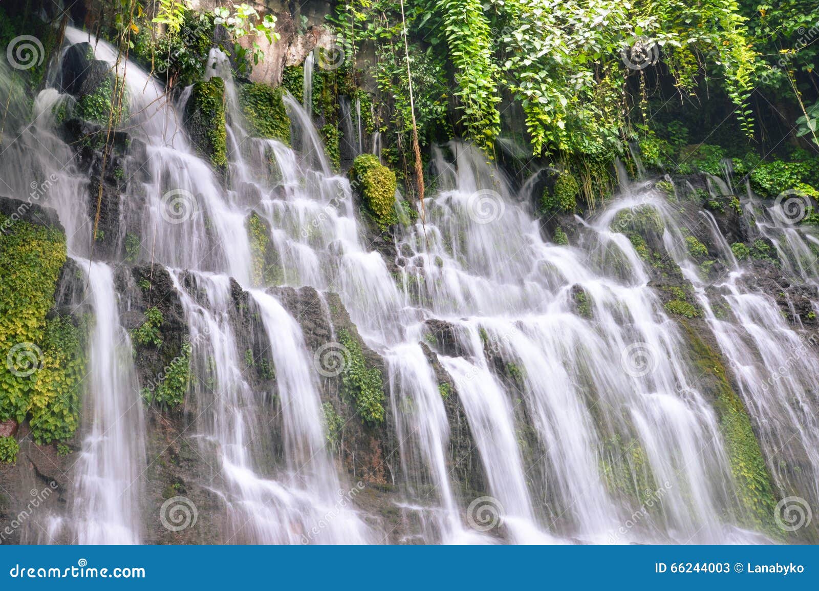 chorros de la calera waterfalls in juayua, el salvador