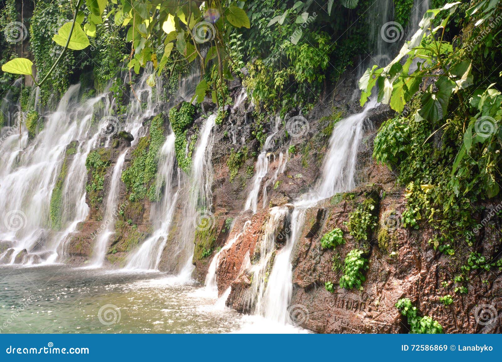 chorros de la calera waterfalls in juayua, ruta de las flores it
