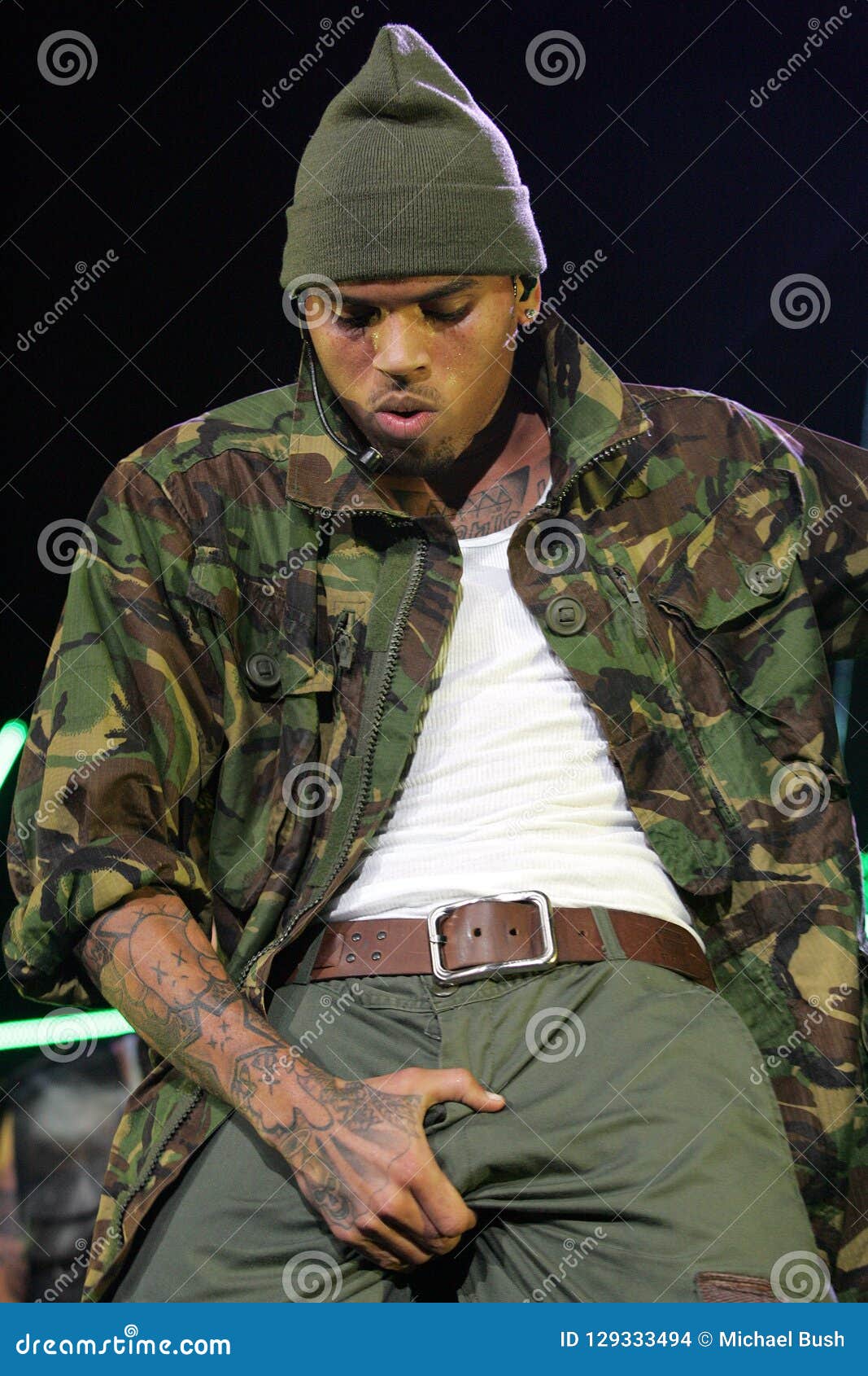 Chris Brown Performs in Concert Editorial Stock Image - Image of puerto